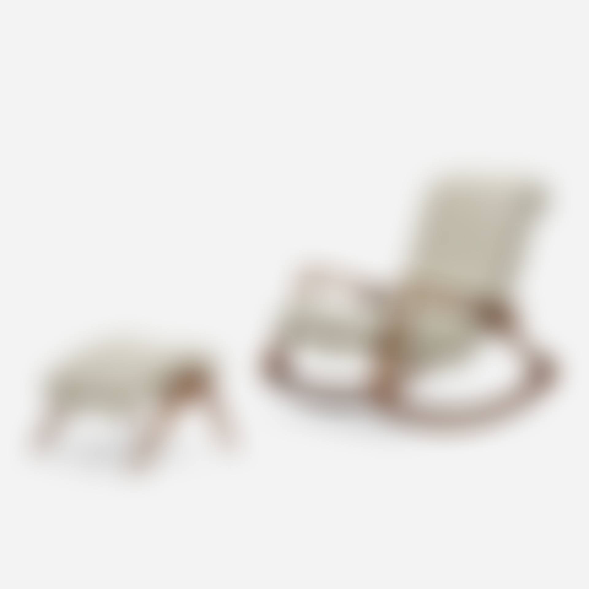 Sculpted rocking chair and ottoman (preview)