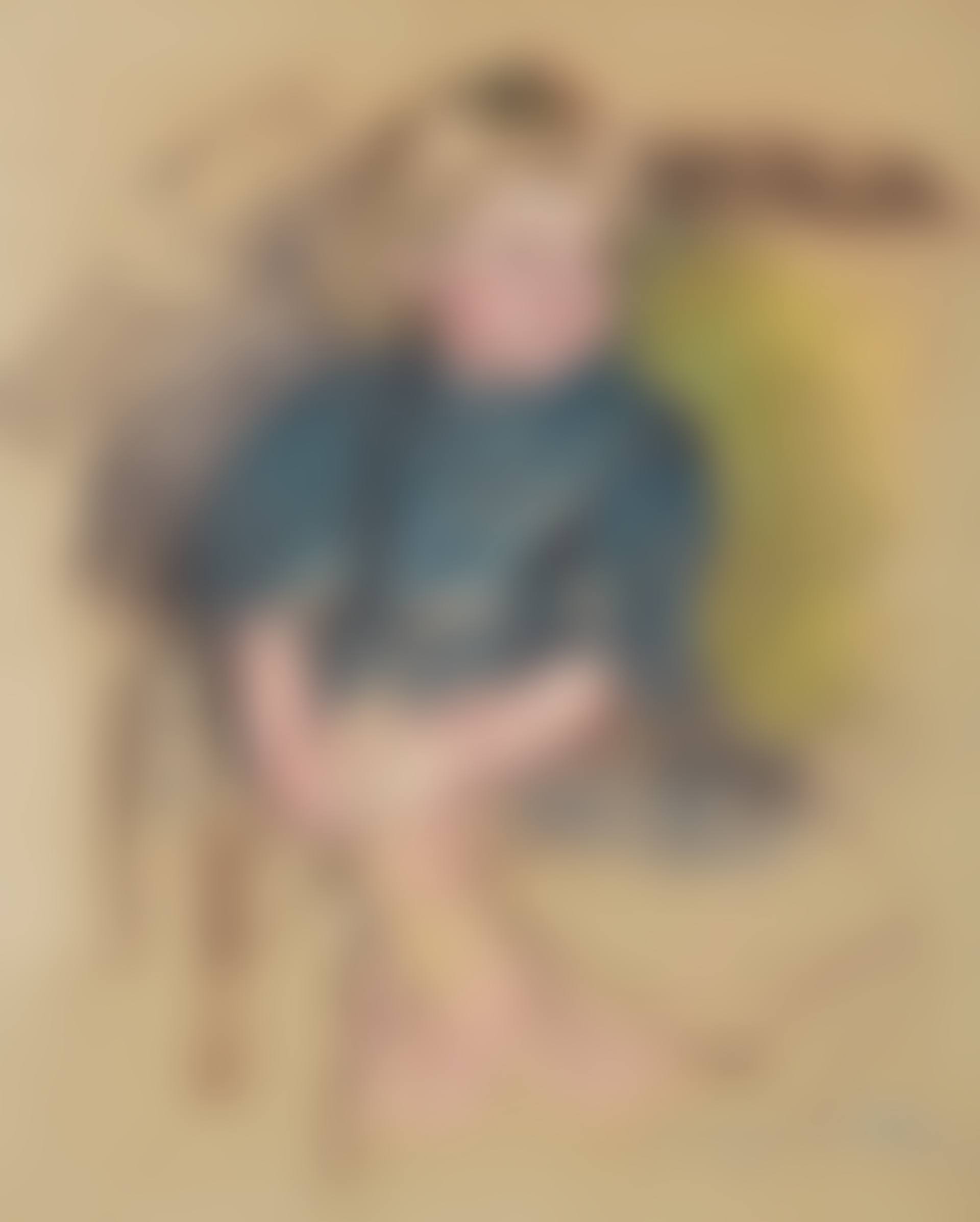 Sara in a Dark Blue Dress (preview)