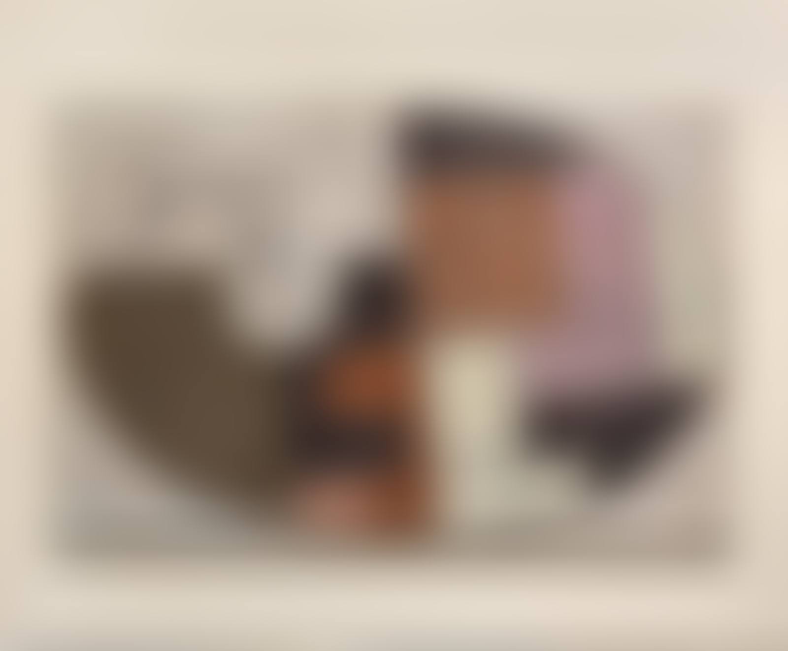 Abstract in Brown, White, Pink and Ochre (preview)
