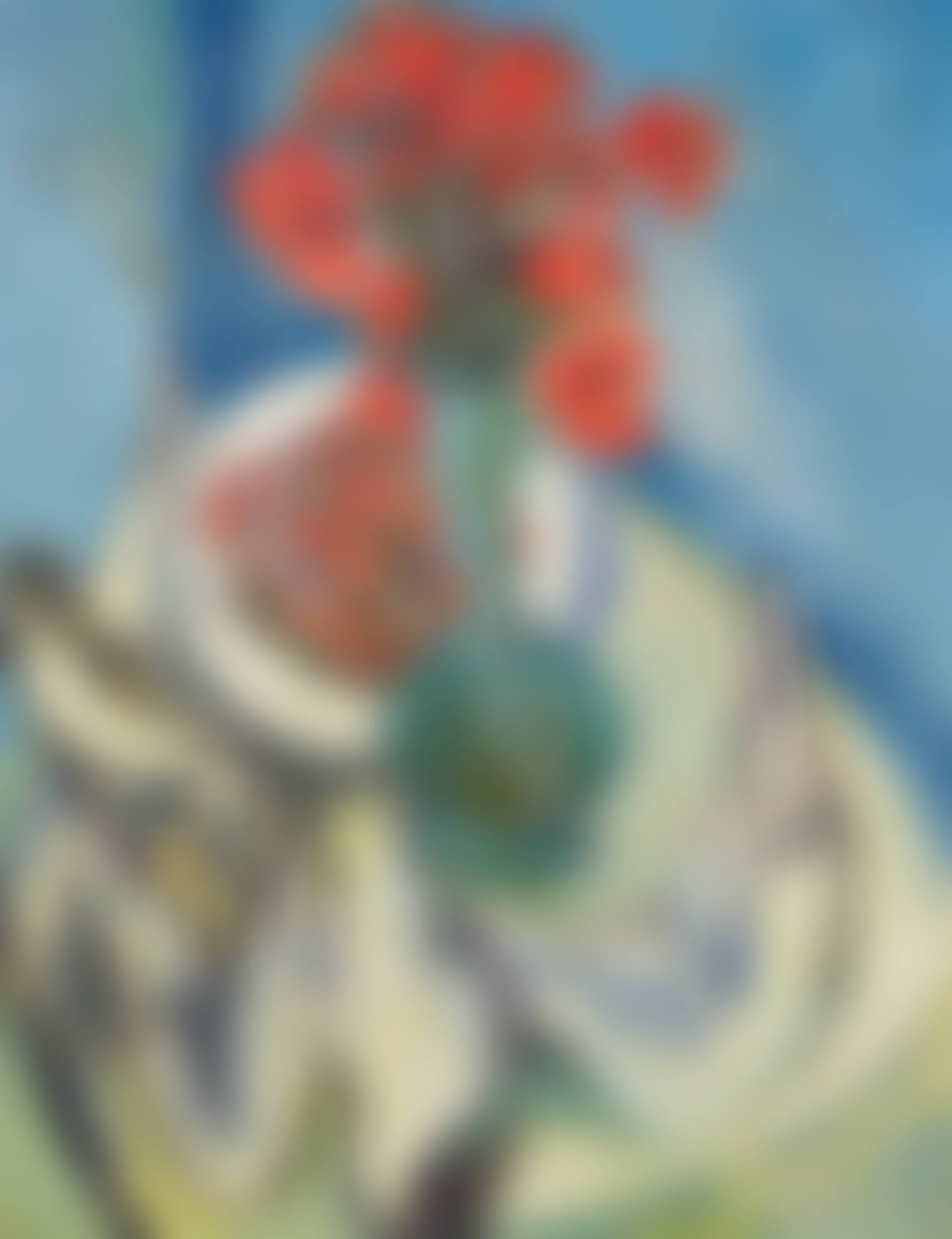 Stilleben mit Möven, Mohn und Erdbeeren (preview)
