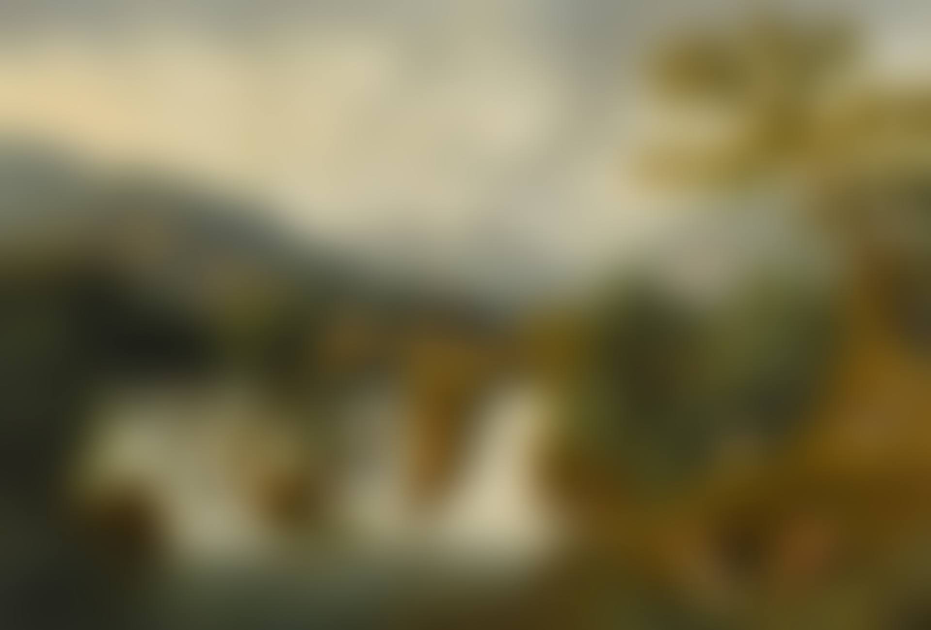 A capriccio view of the Canneto river valley at Cava de' Tirreni near Vietri with figures crossing a bridge over waterfalls (preview)