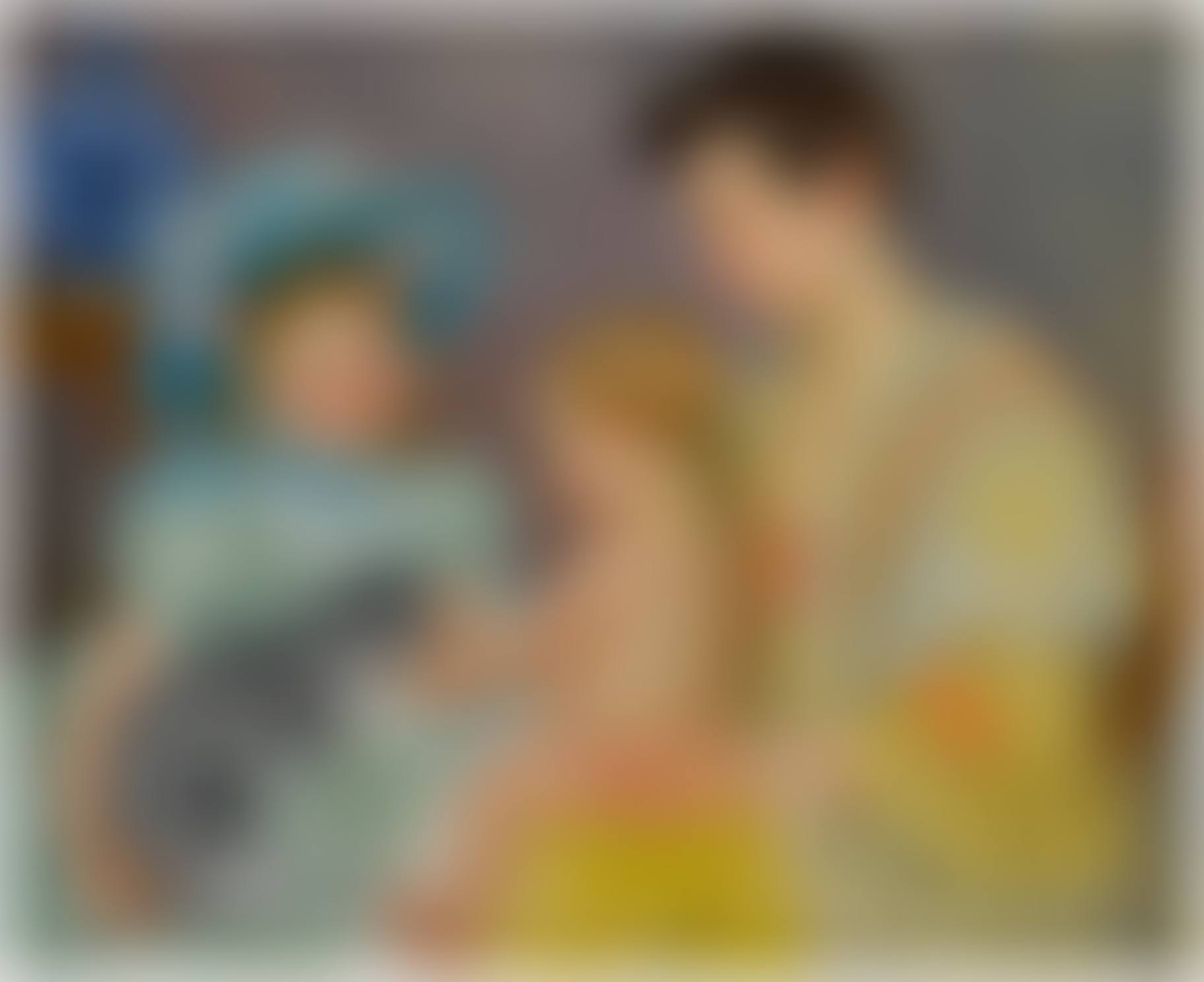 Children Playing with a Cat (preview)