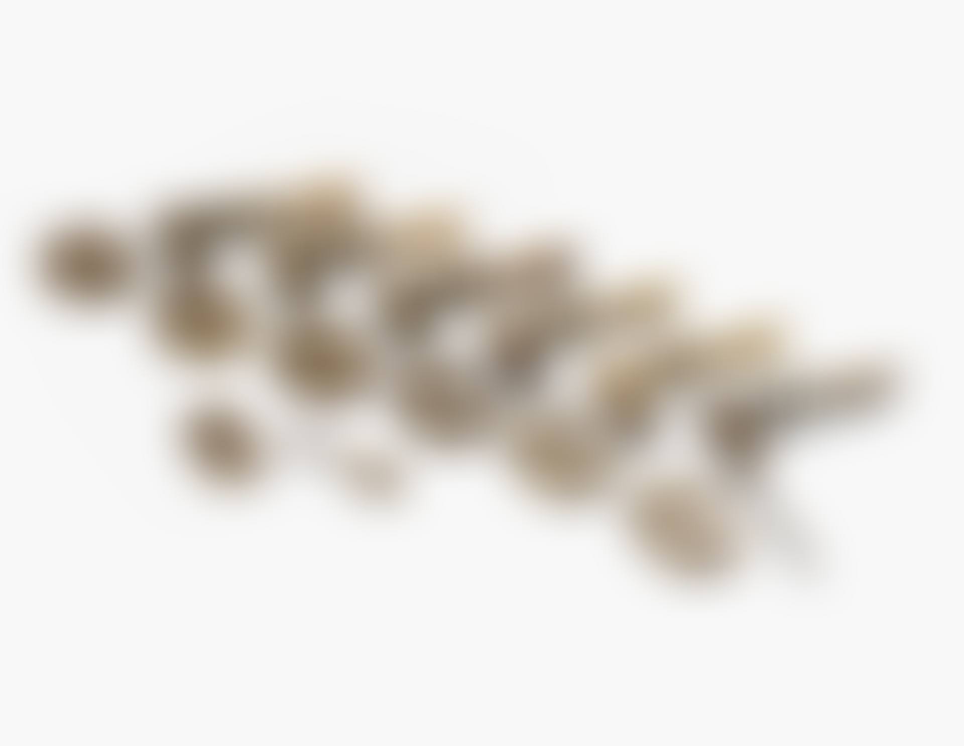 Six door handles and their escutcheons, one key (preview)