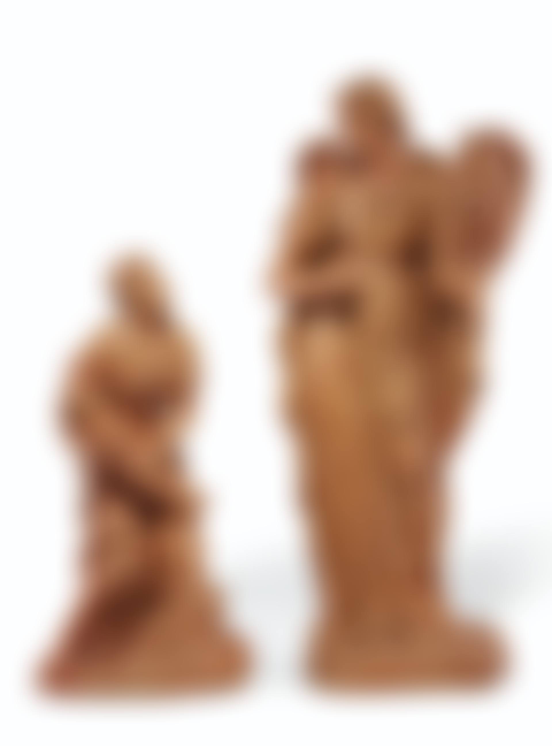 TWO TERRACOTTA FIGURES OF TOBIAS AND THE ANGEL (preview)