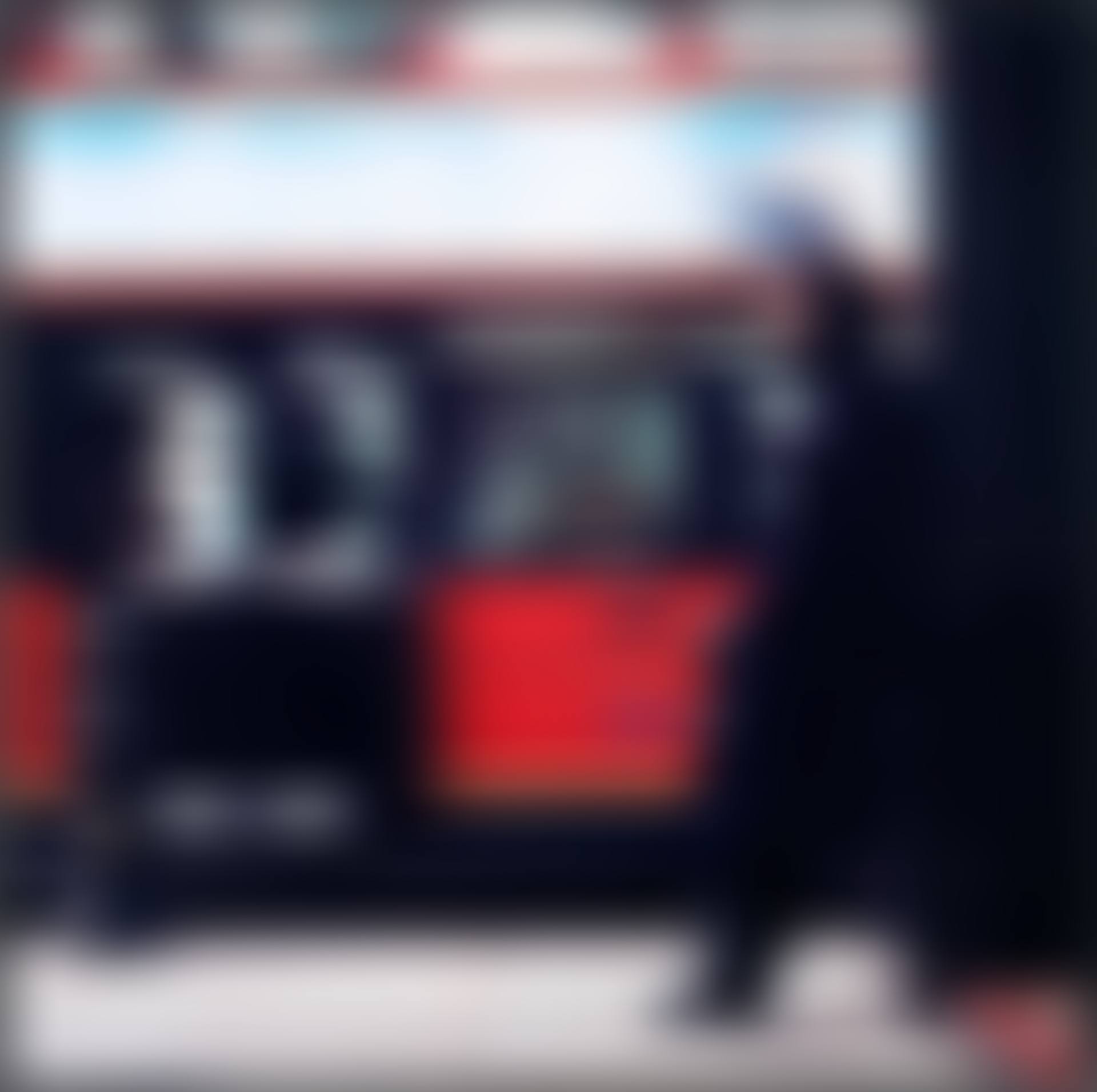 Liam Gallagher with London bus, London, 1990s (preview)