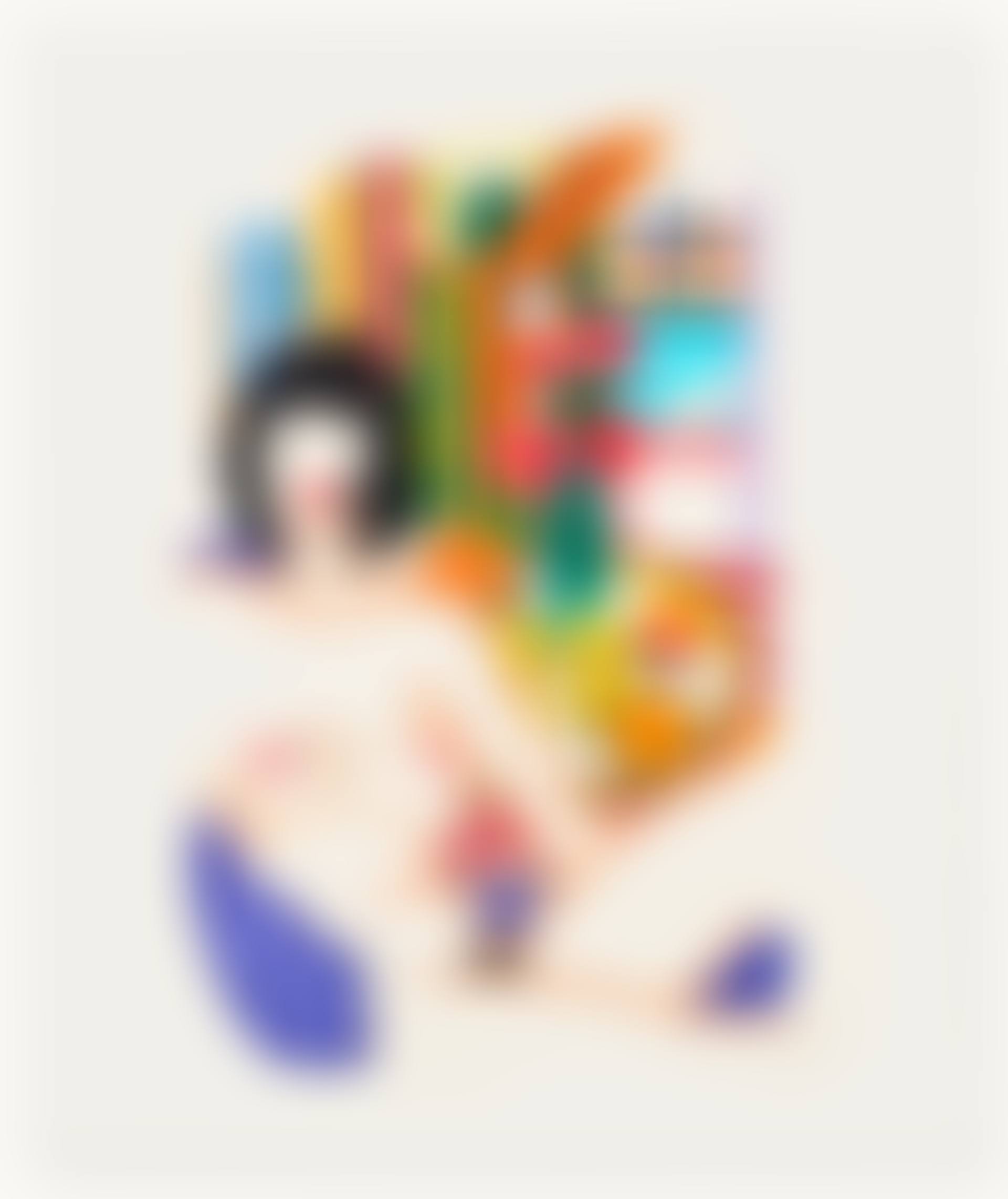 Maquette for Monica and Matisse Interior with Phonograph (Variation) (preview)