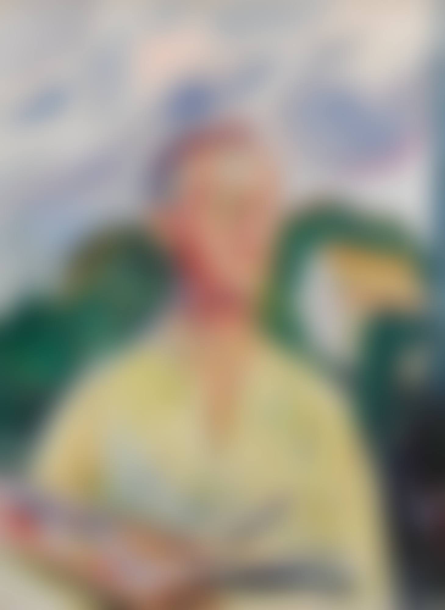 Self-Portrait with Palette (preview)