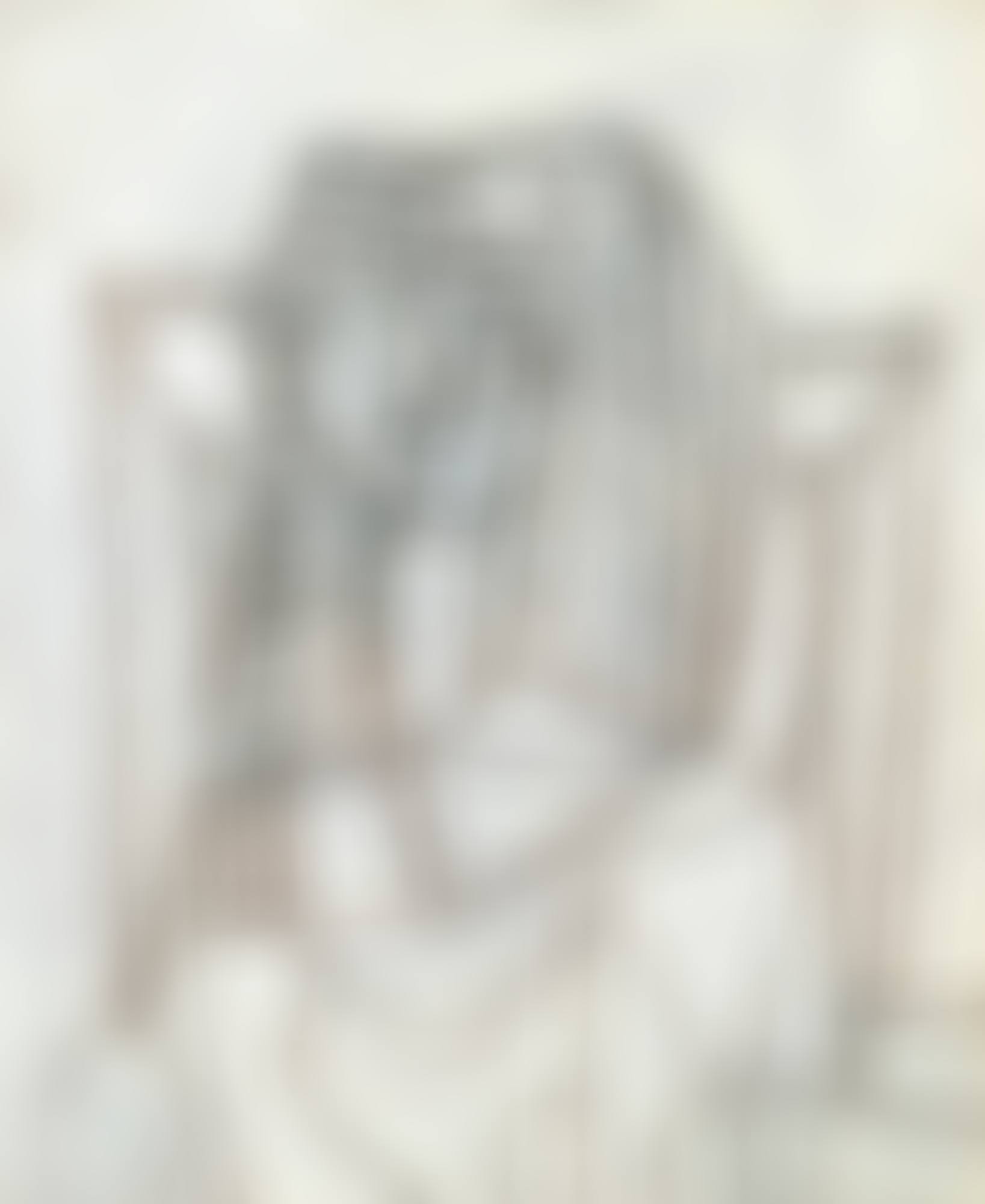 FEMME ASSISE DANS UN FAUTEUIL SUR FOND BLANC (preview)