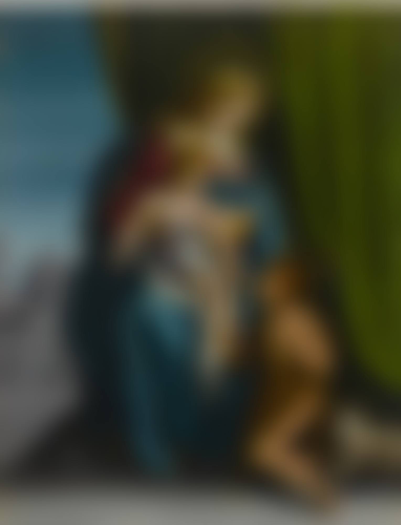 THE MADONNA AND CHILD WITH THE INFANT SAINT JOHN THE BAPTIST (preview)