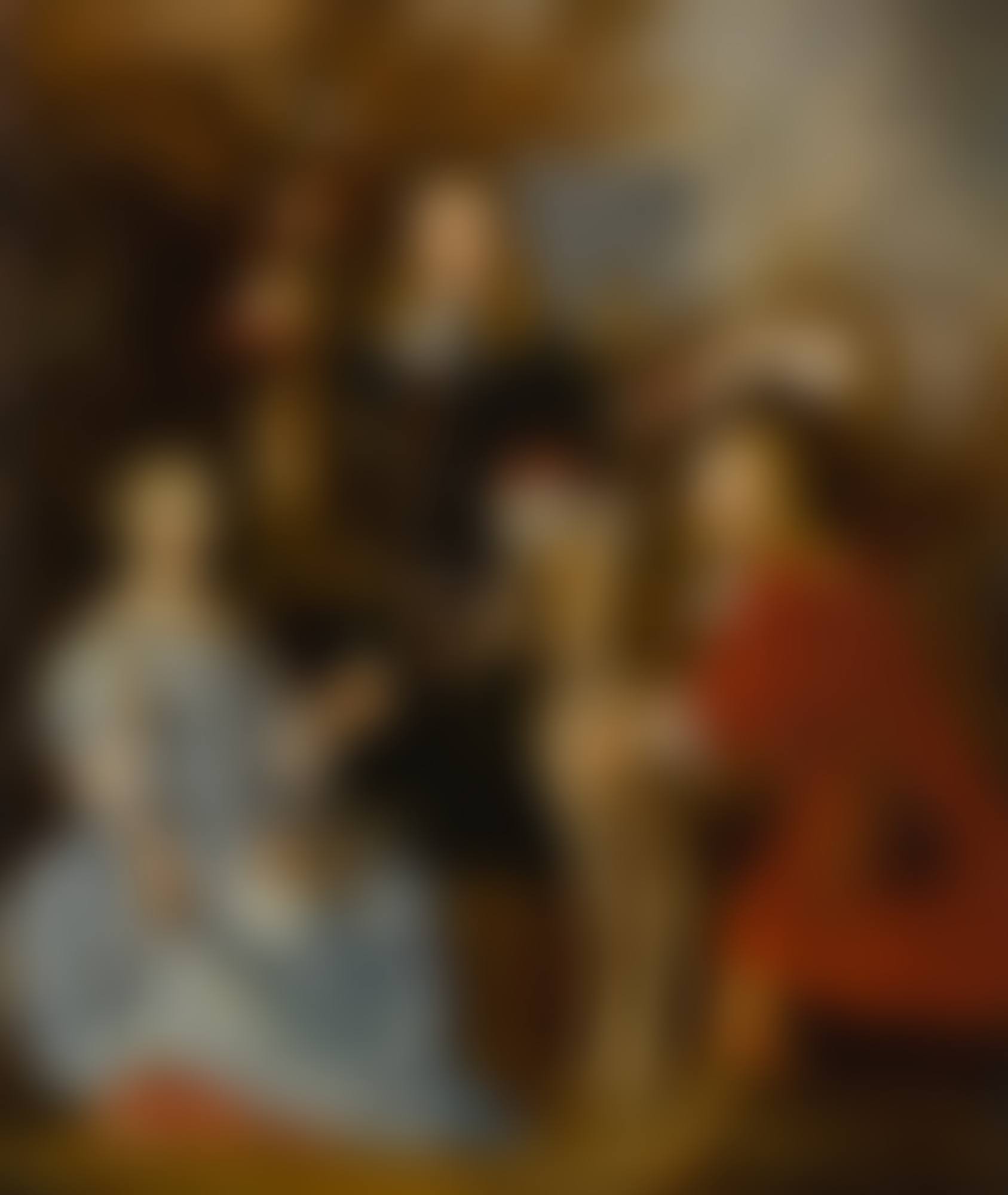 PORTRAIT OF THREE CHILDREN, FULL-LENGTH, IN A LANDSCAPE WITH A GREYHOUND (preview)
