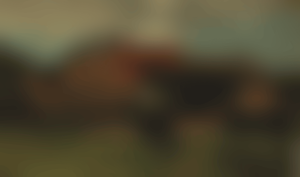 Farm and hay stack in landscape (preview)