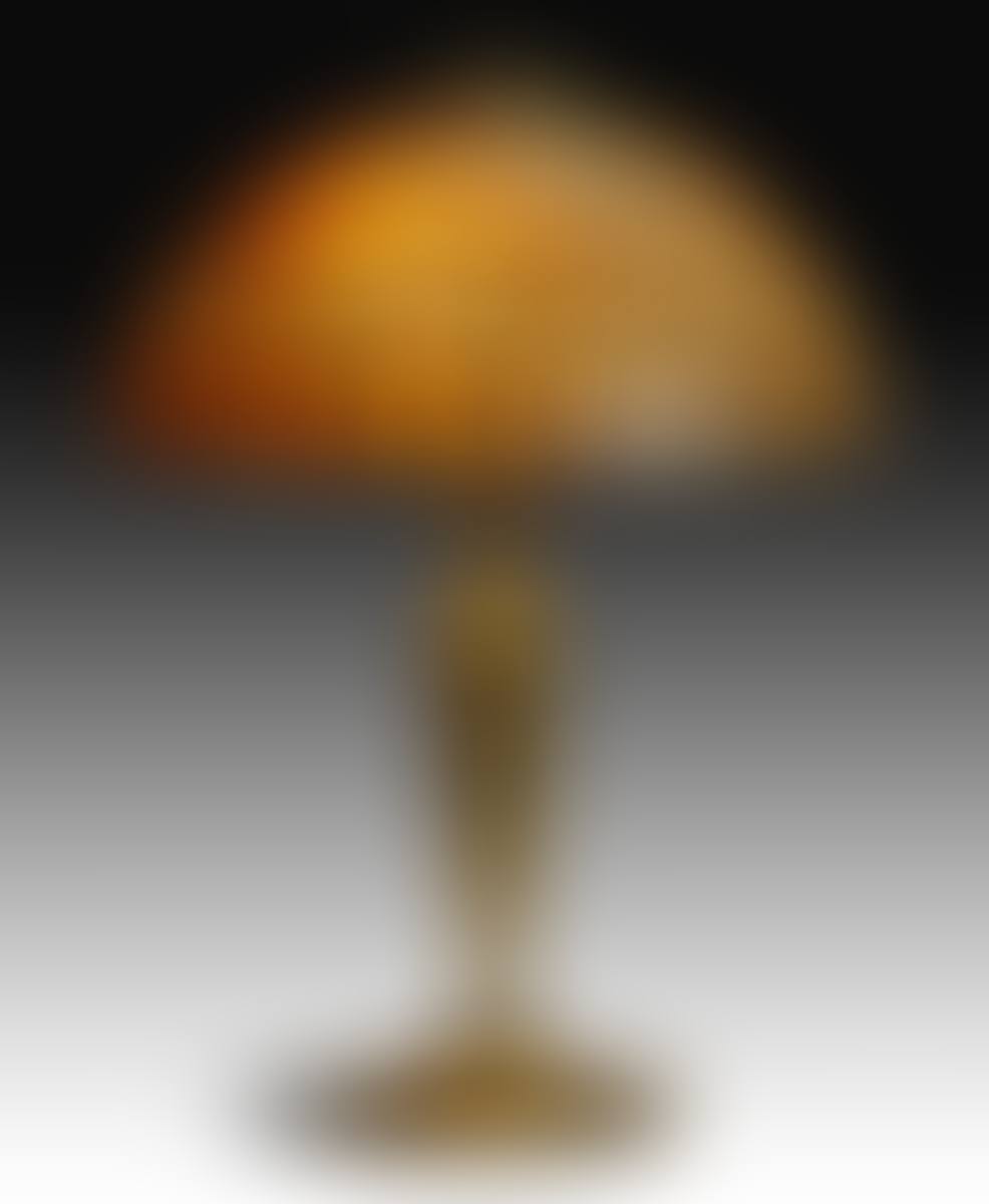 Tiffany Pomegranate Lamp with Dichroic Glass (preview)