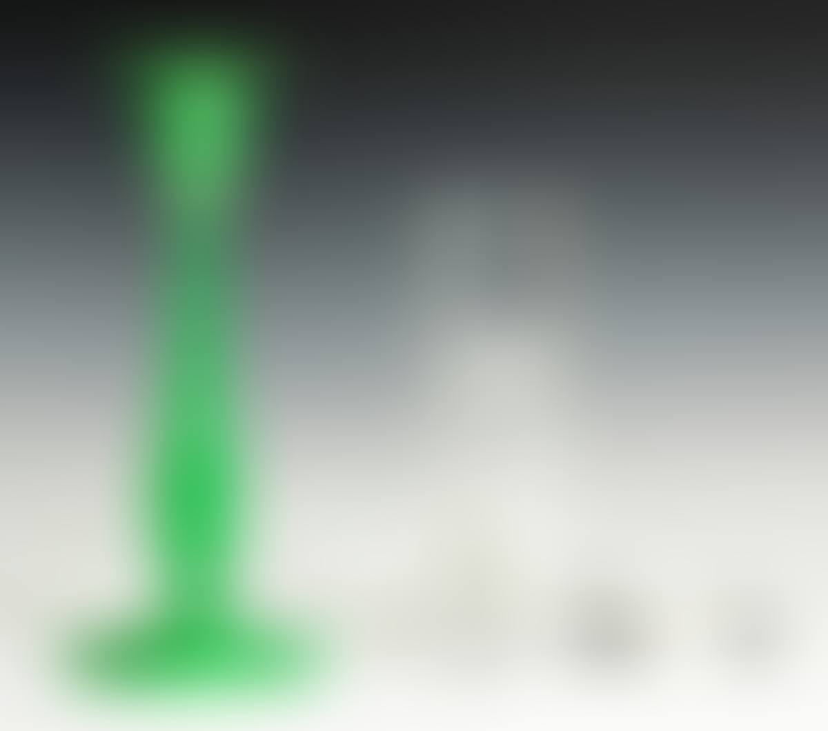 Steuben Green Jade & Alabaster Candlestick (preview)