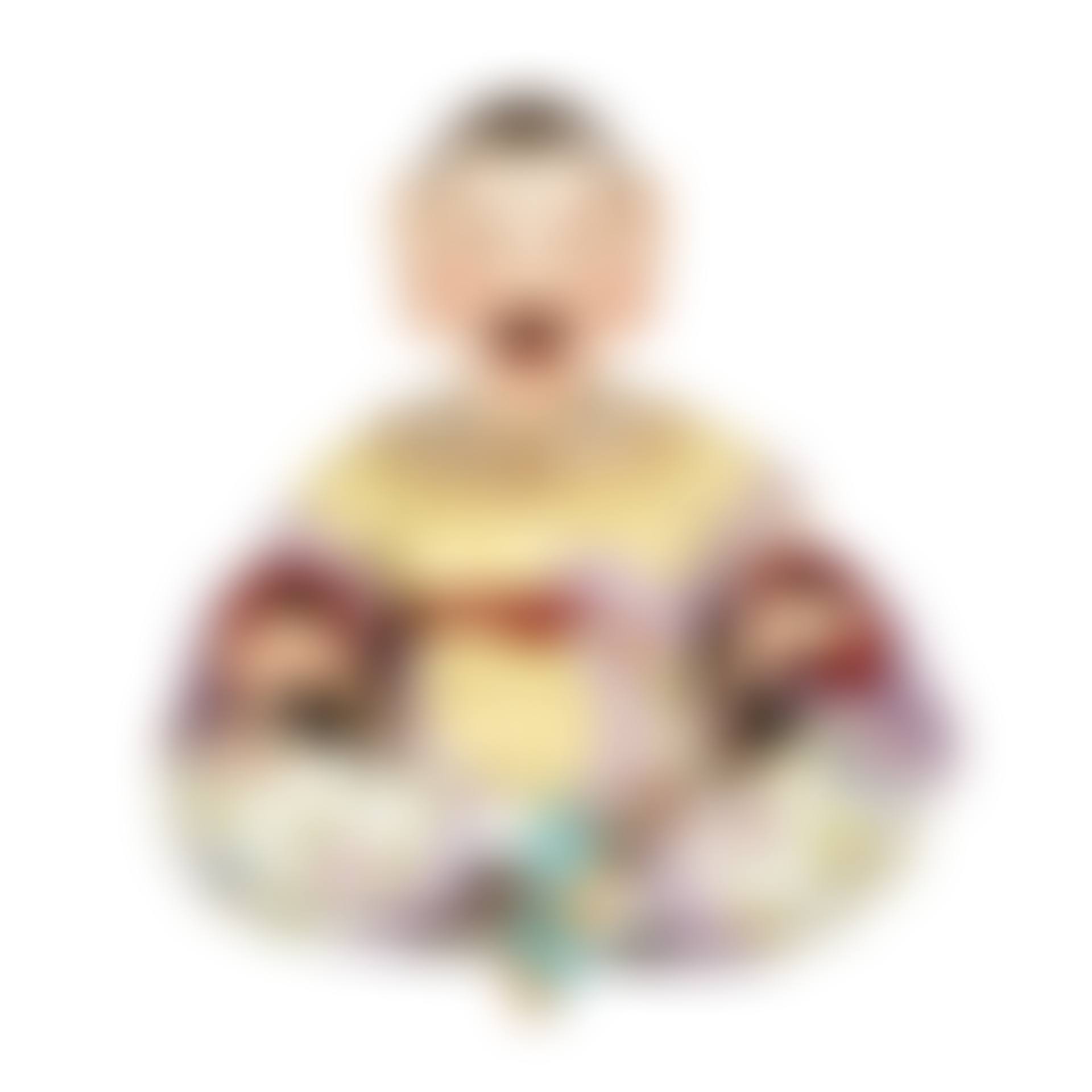 Porcelain Nodder; Oriental woman with nodding head, tongue and hands; swords (preview)