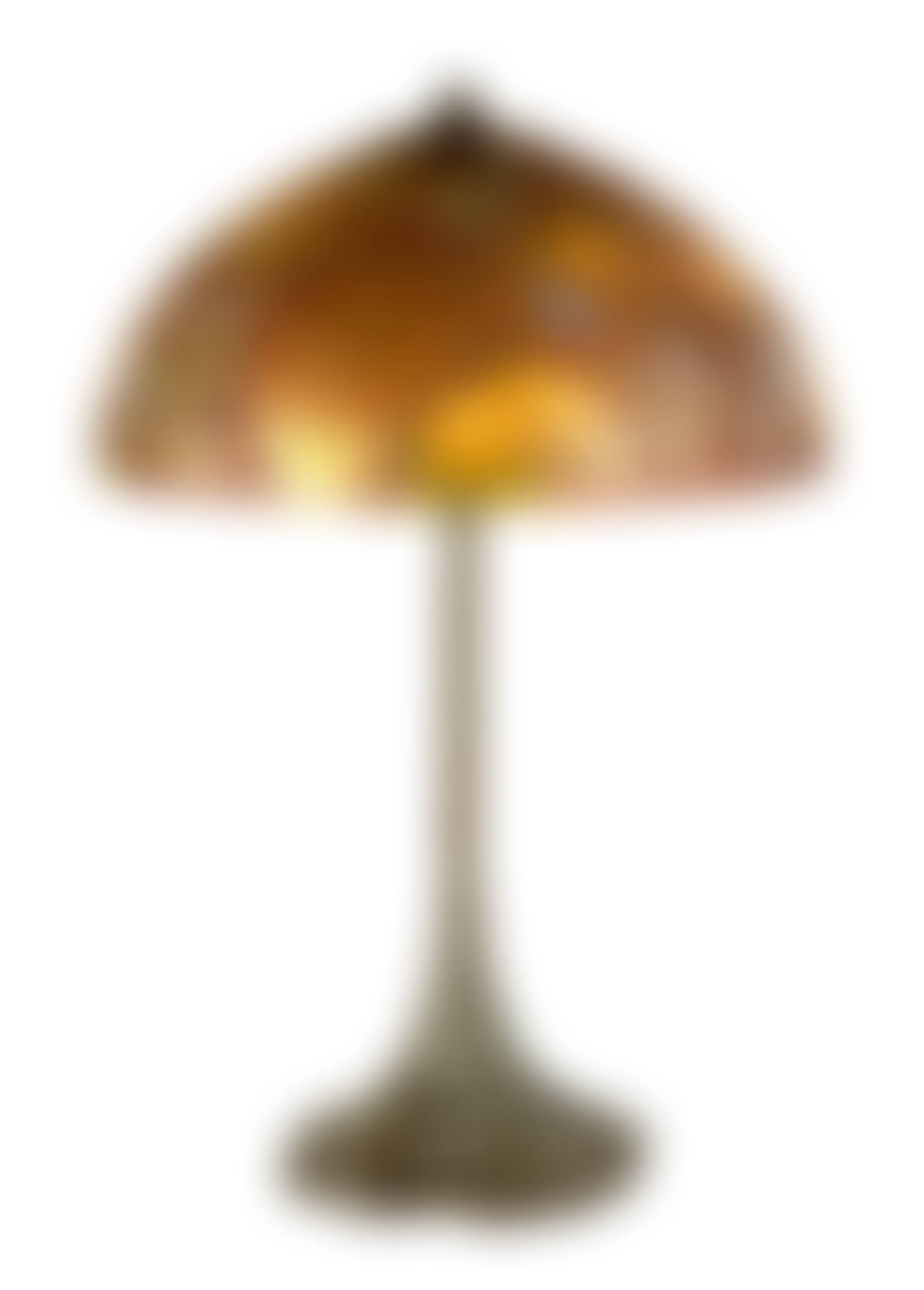 Fine and Rare Handel Peacock Lamp (preview)