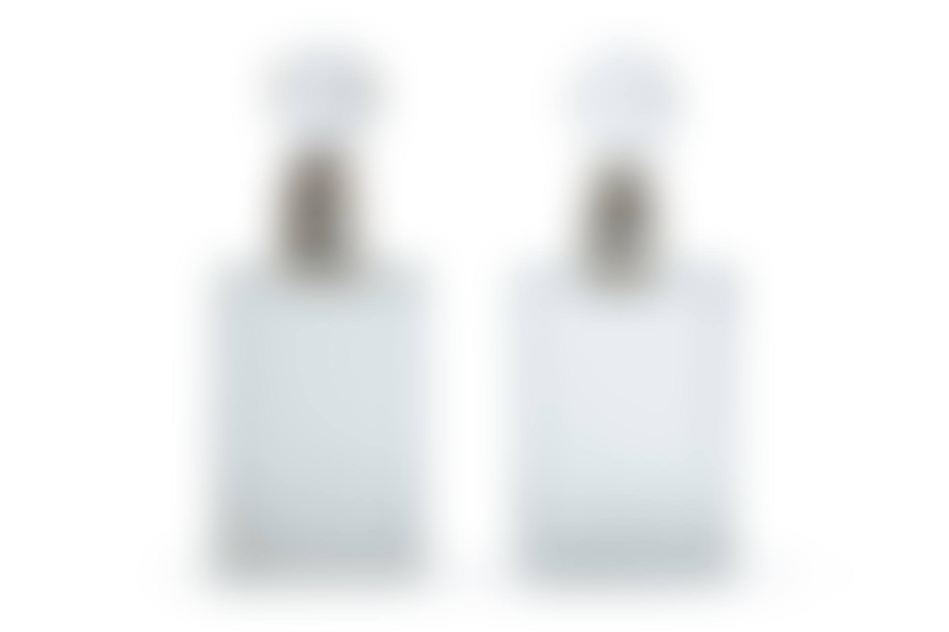 Two Matching English Silver-Mounted Cut-Glass Decanters, Hukin & Heath, Birmingham, 1923/1928 (preview)