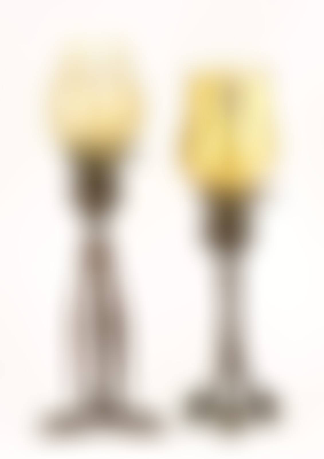 Bronze & Favrile Glass Candle Lamp & Snuffer (preview)