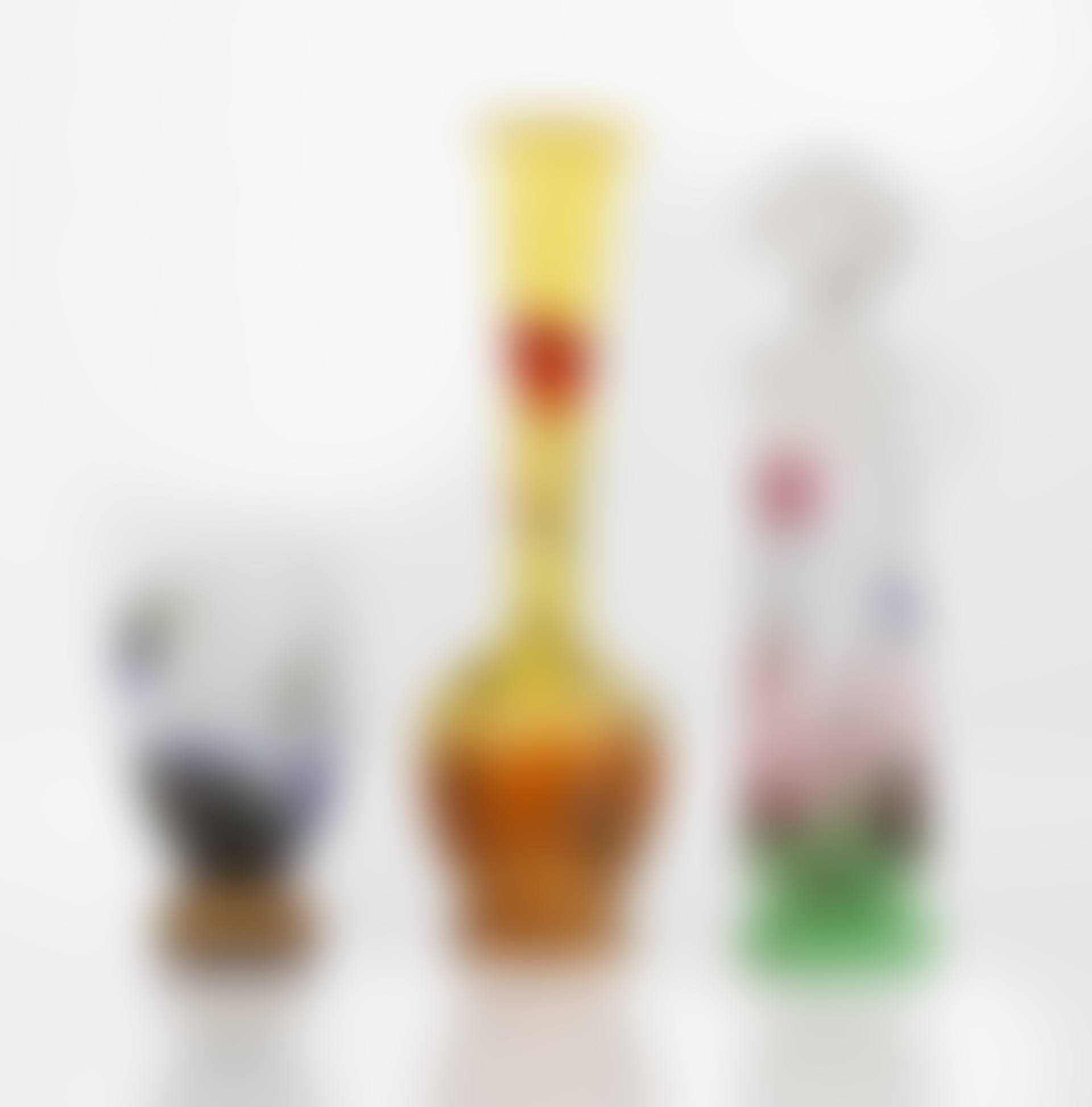 Three Daum Nancy Miniature Cameo Glass Cabinet Pieces (preview)