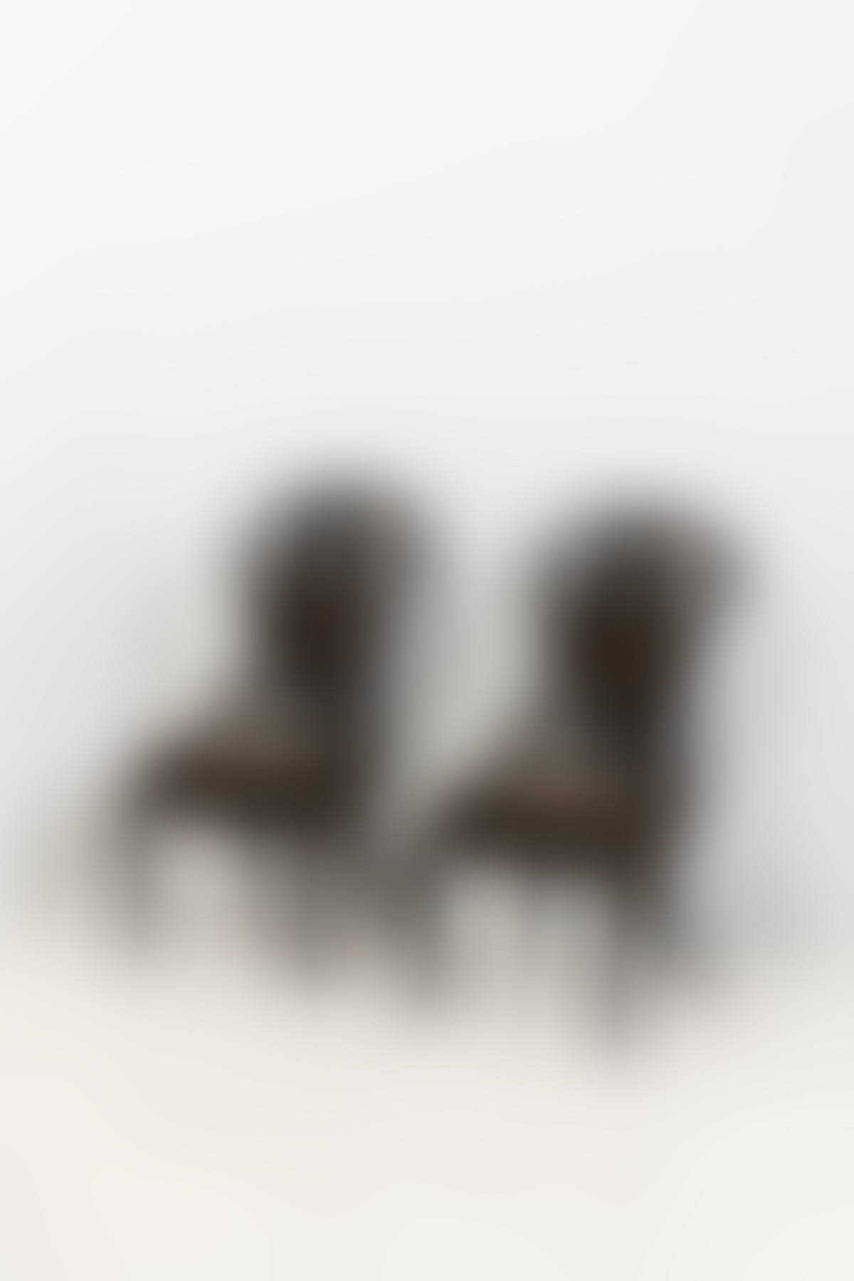 Pair of chairs with lyre-shaped backs (preview)