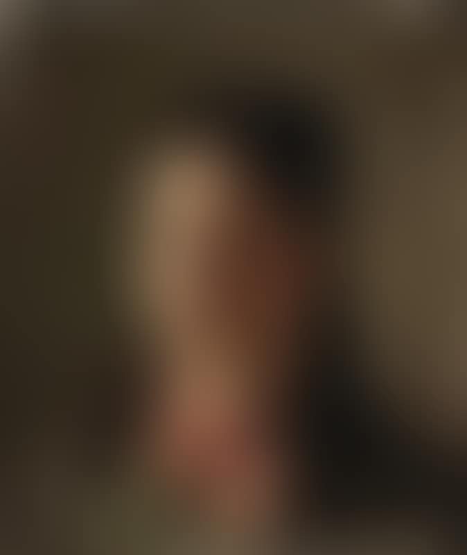 Portrait of a young woman in a green dress and a pink scarff (preview)