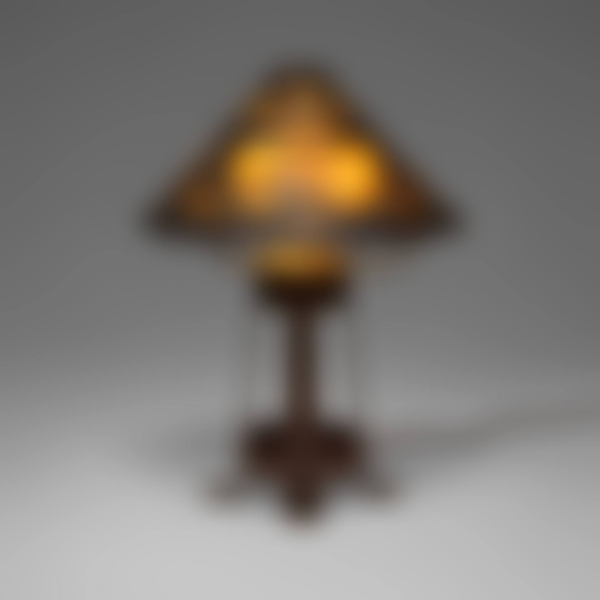 Rare table lamp with peacocks (preview)