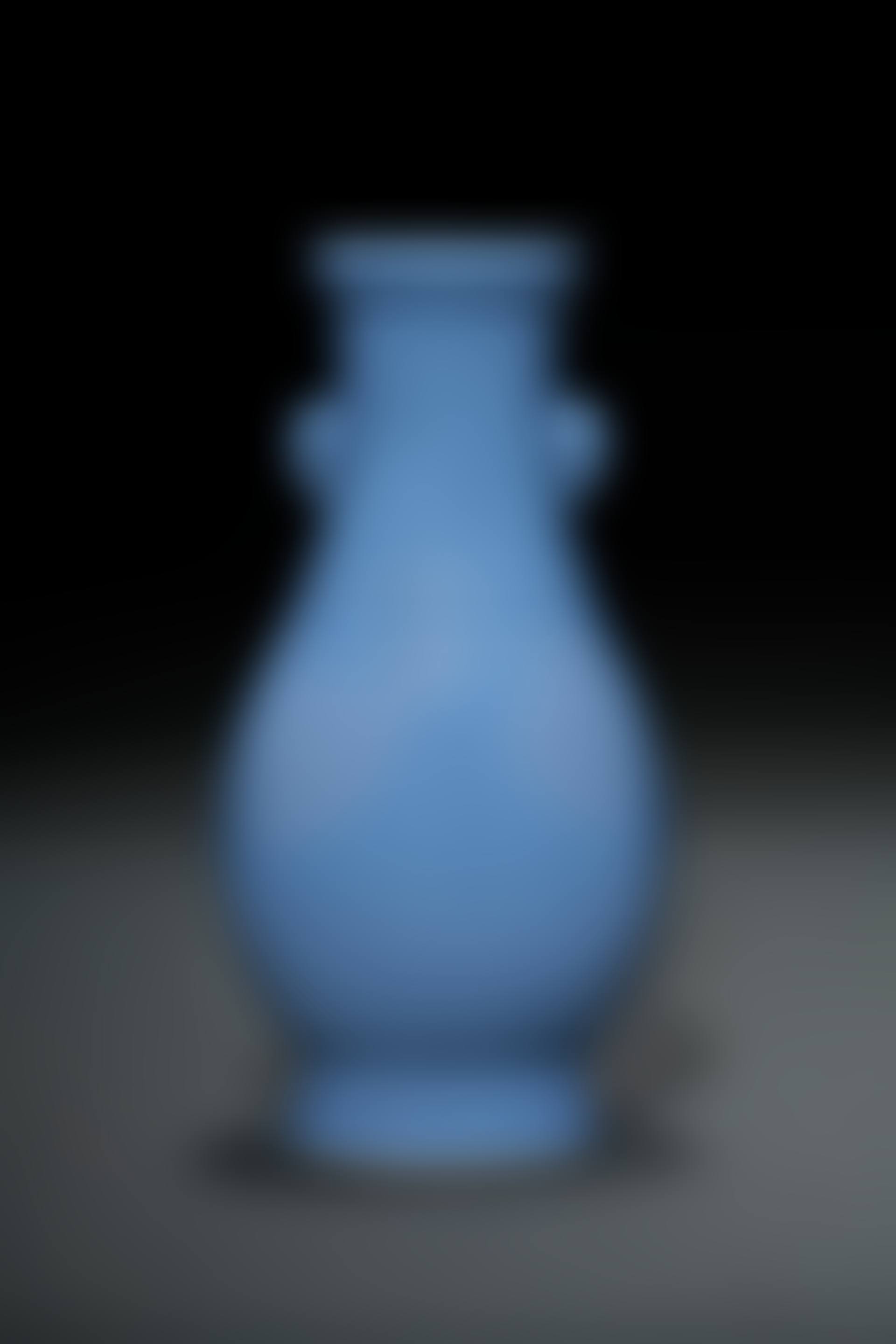 A LAVENDER-GLAZED PEAR-SHAPED VASE (preview)