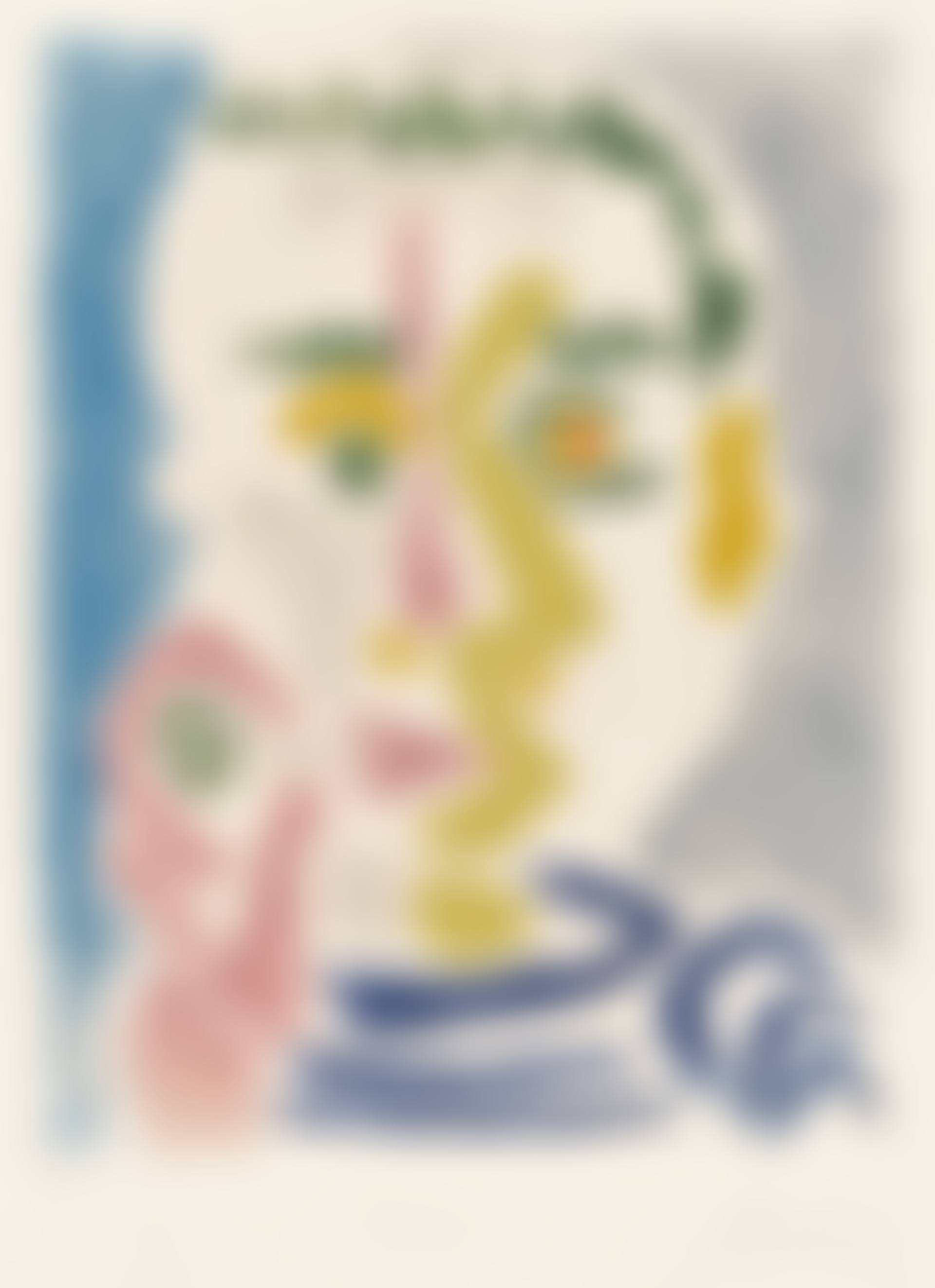 Fumeur à la cigarette blanche (Smoker with a White Cigarette) (Bl. 1169, Ba. 1169) (preview)
