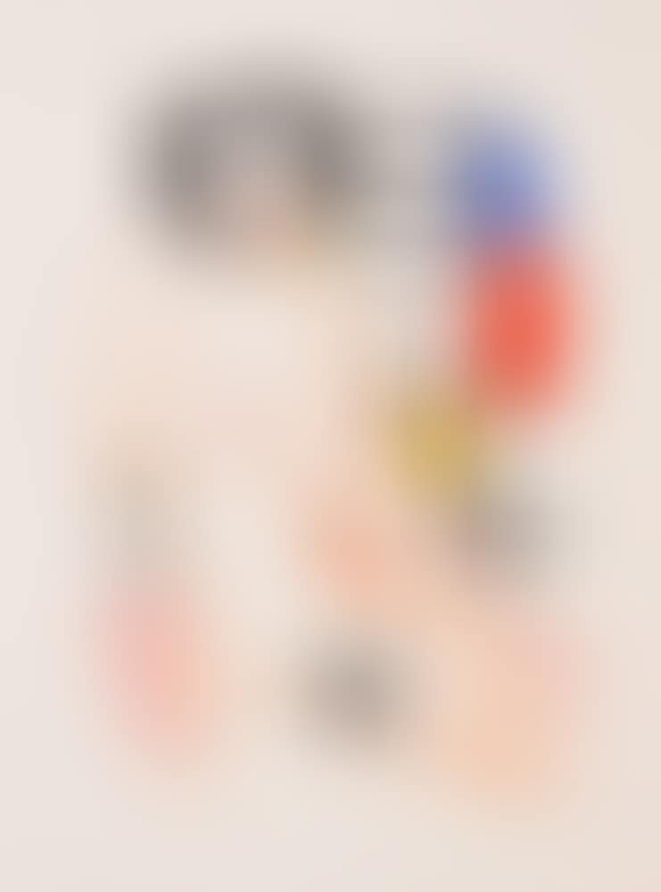 Monica sitting with Mondrian (preview)