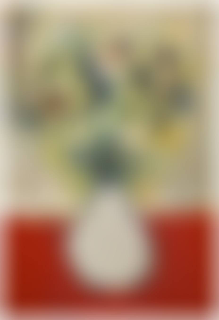 Fleurs sur fond rouge (preview)