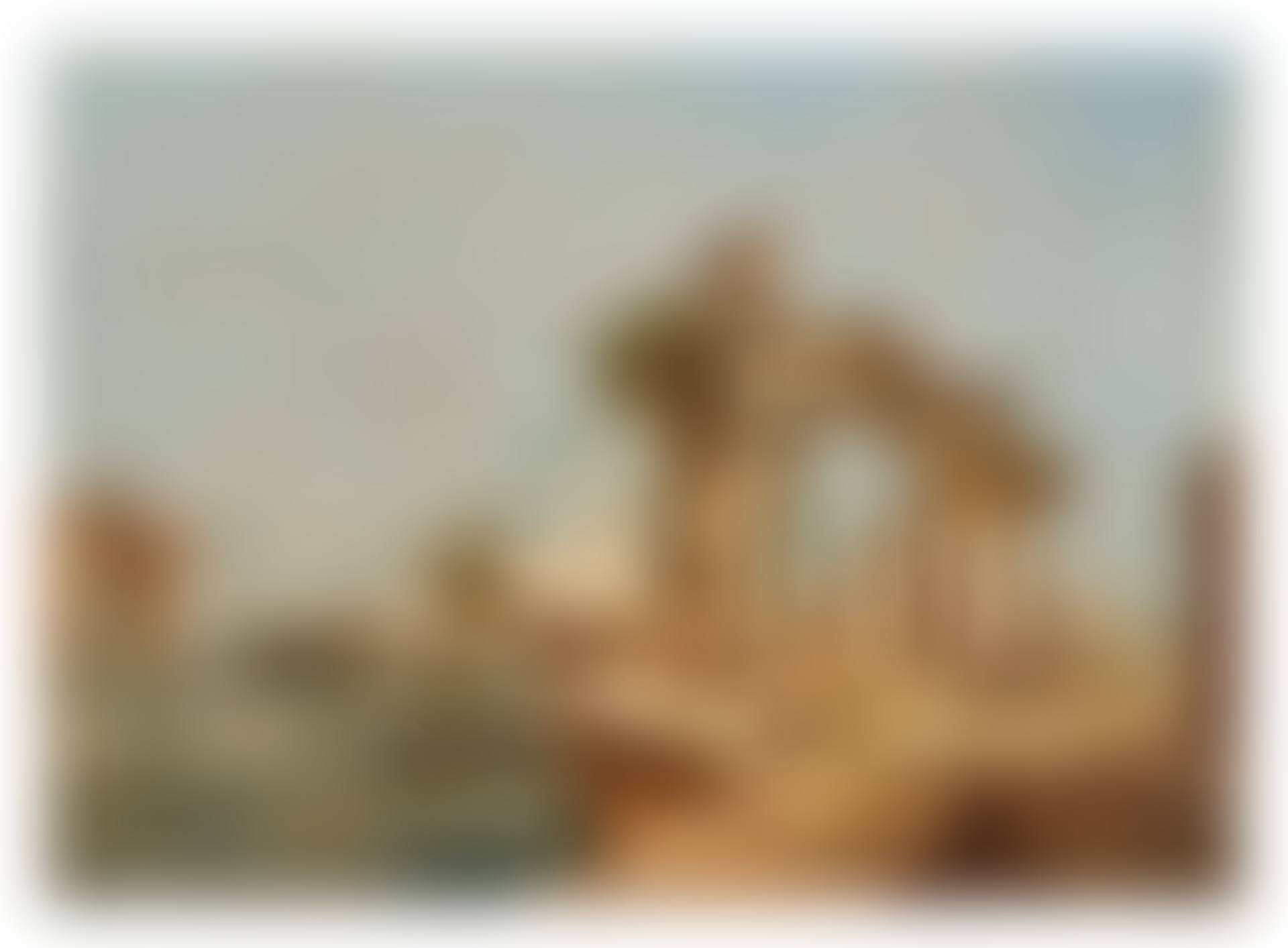 Capriccio with Figures by a Lagoon, a Ruined Arch, and a Temple Beyond (preview)