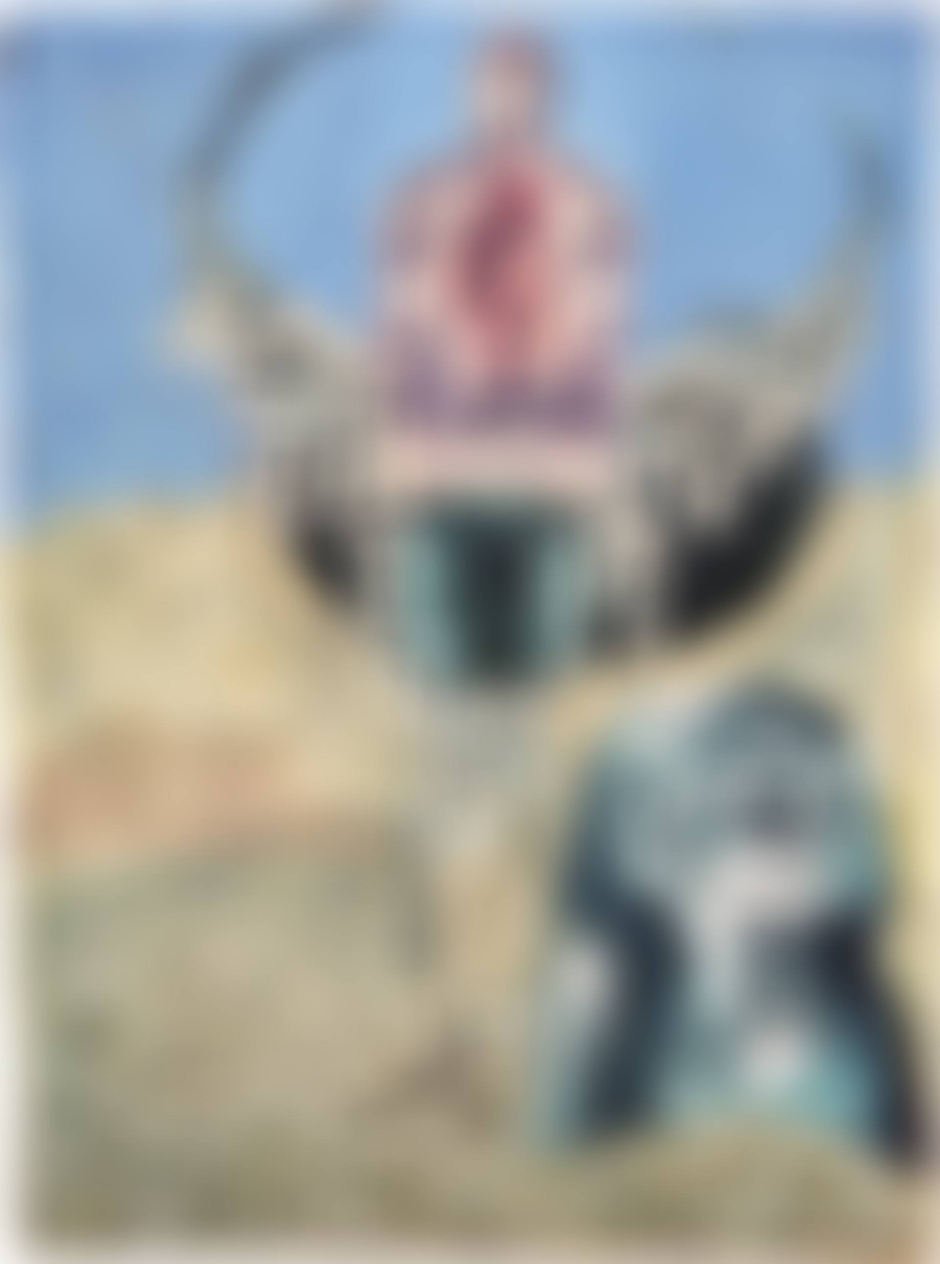 Le Char, projet de carte pour les Tarots de Salvador Dalí (preview)