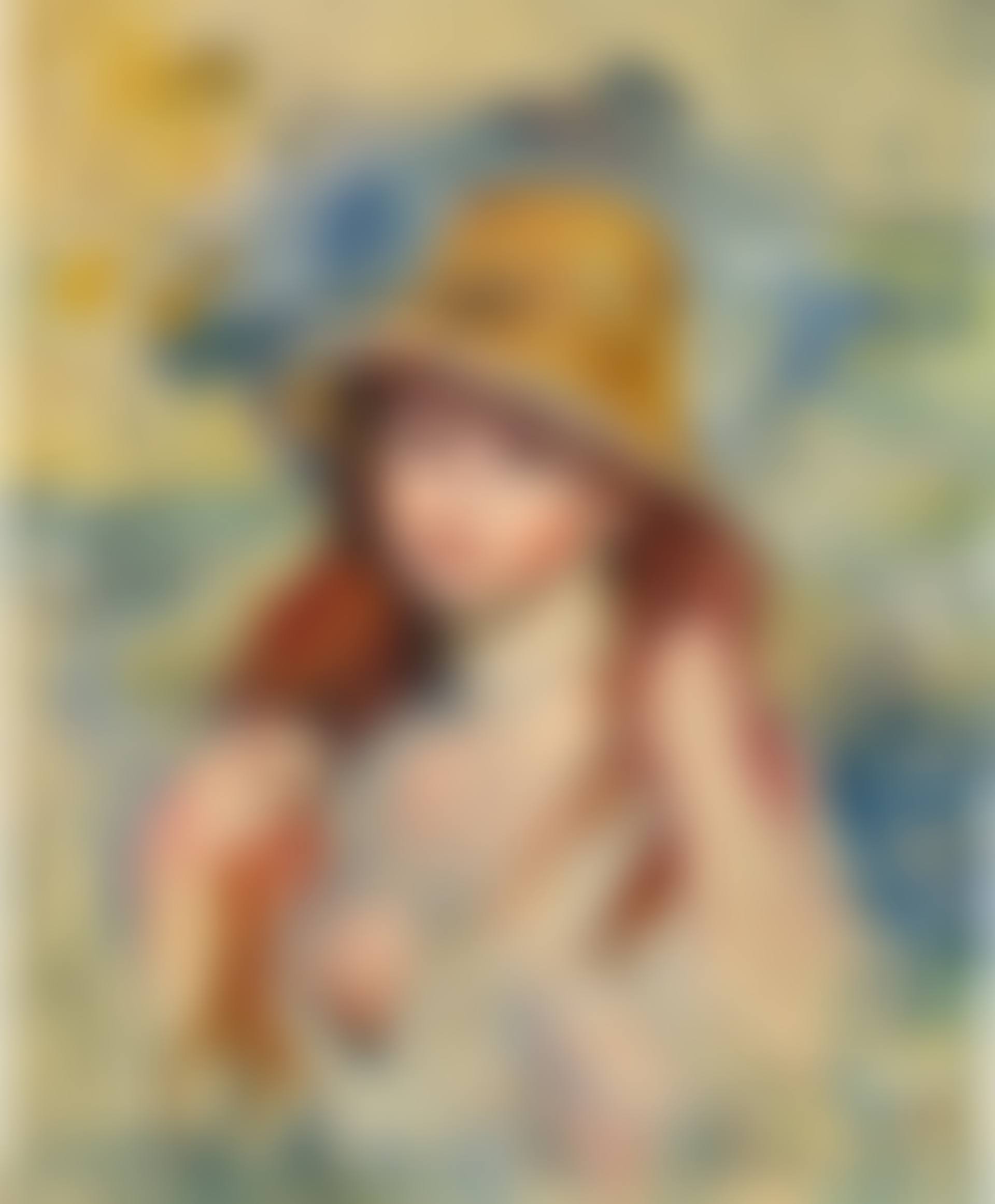 Jeune Fille au chapeau de paille (preview)