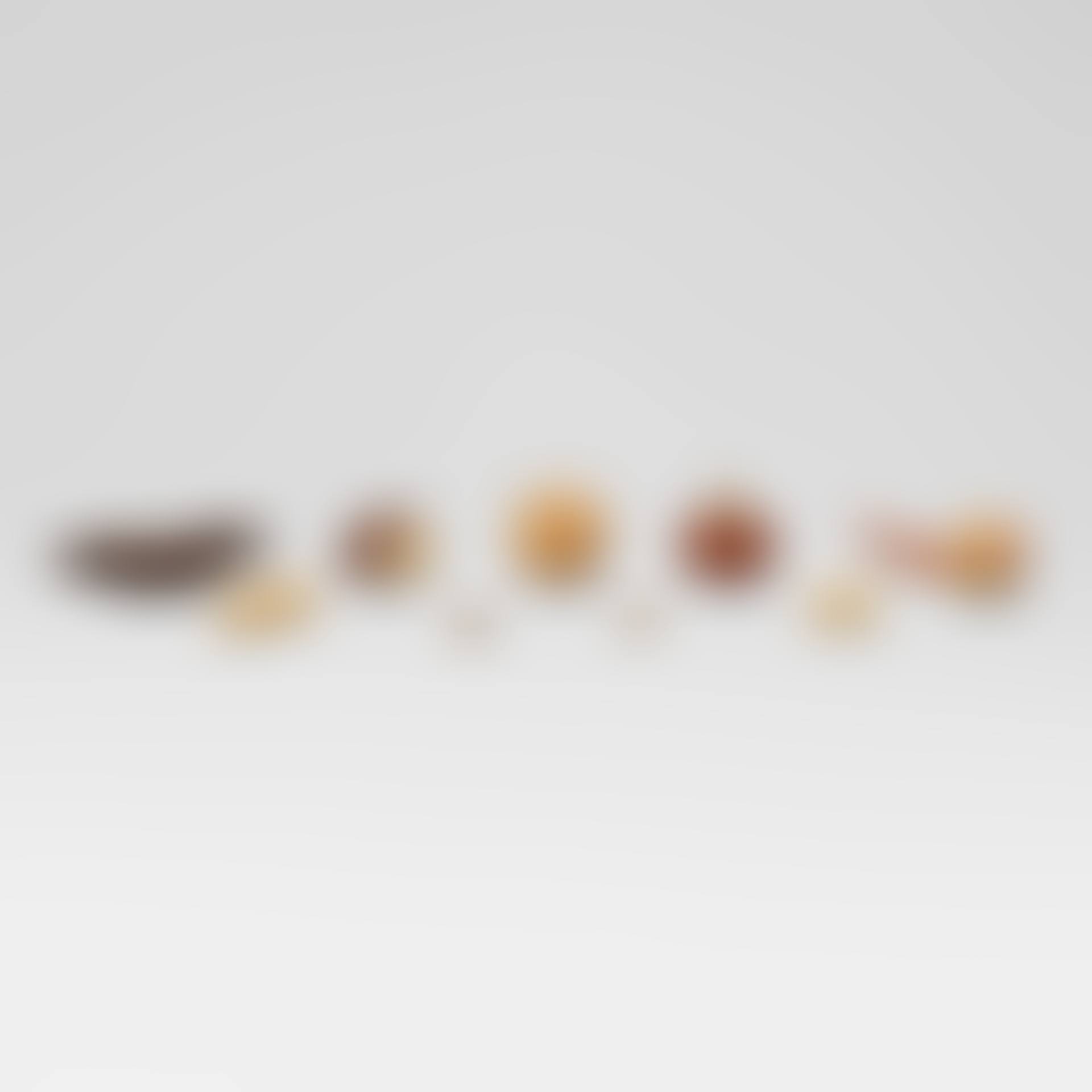Yixing fruits, nuts and seeds, set of nine (preview)