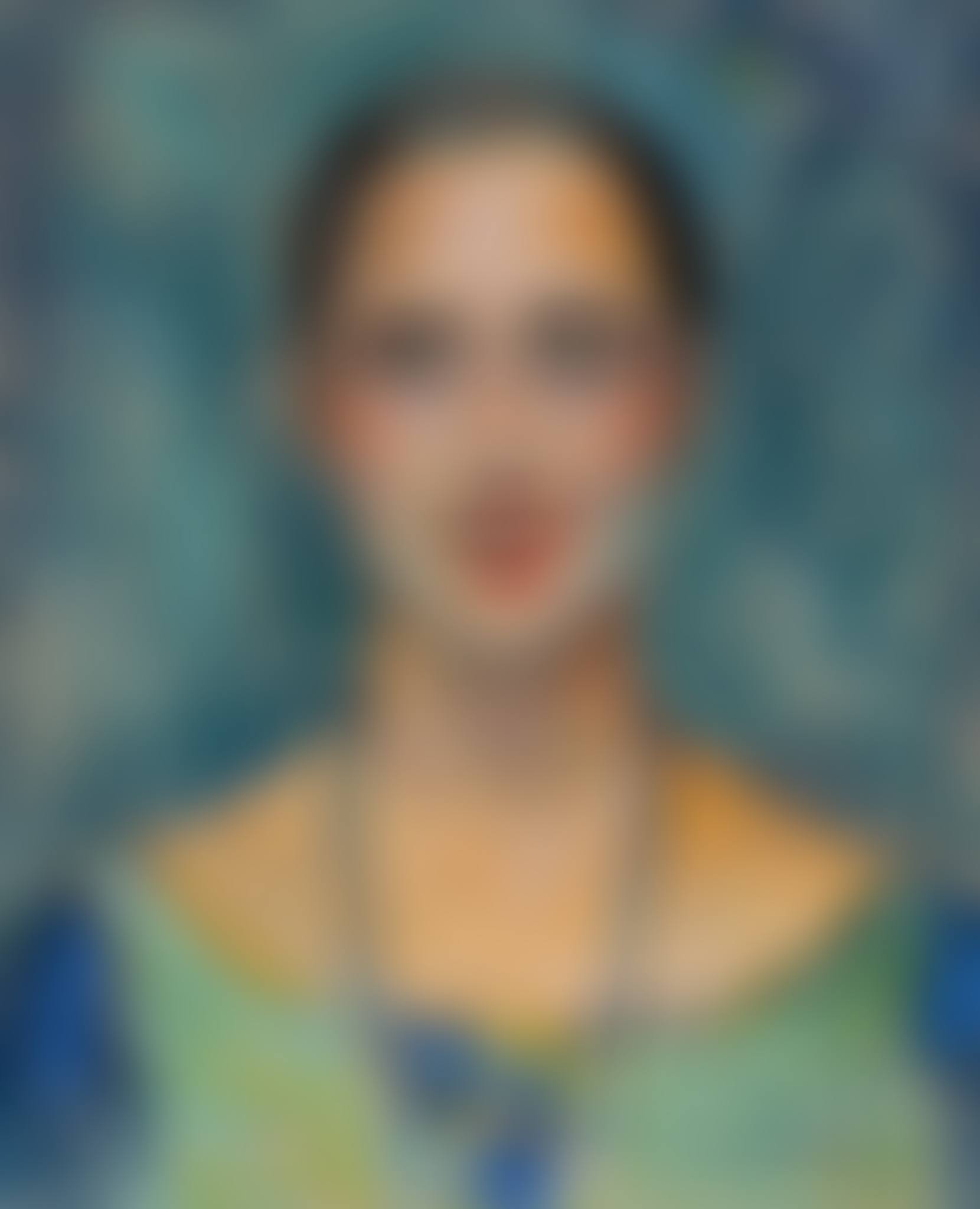 Portrait de femme souriant (preview)