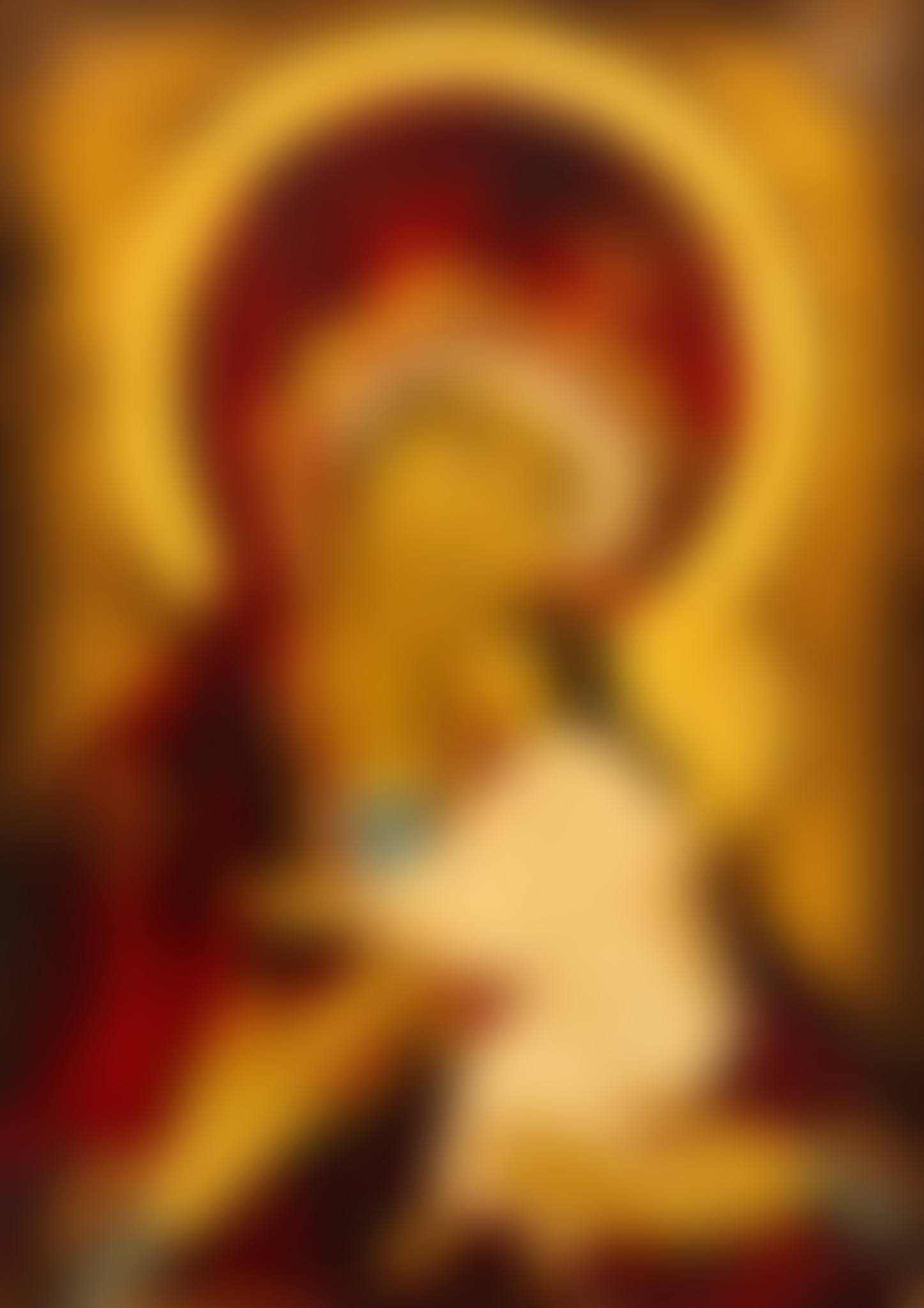 Îcone de la vierge à l'enfant (preview)
