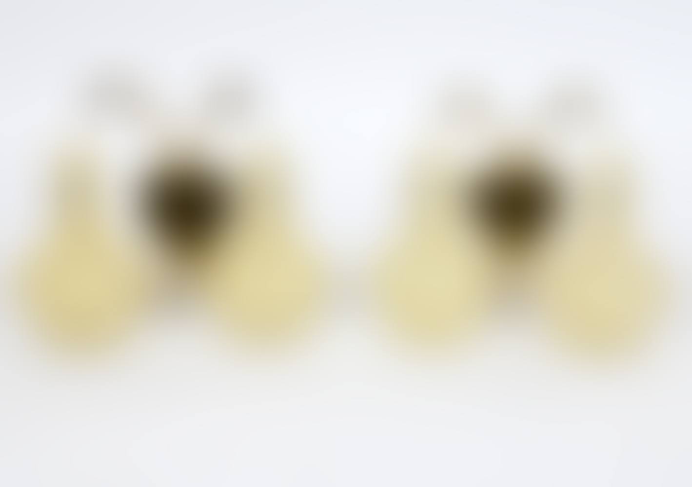 Pair of Brass & Glass Hanging Sconces (preview)