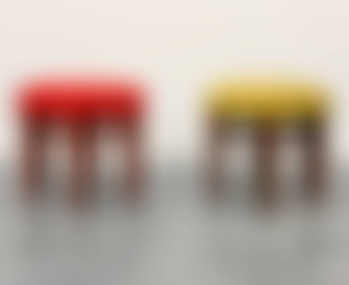 Pair of Scandinavian Beech Stools (preview)