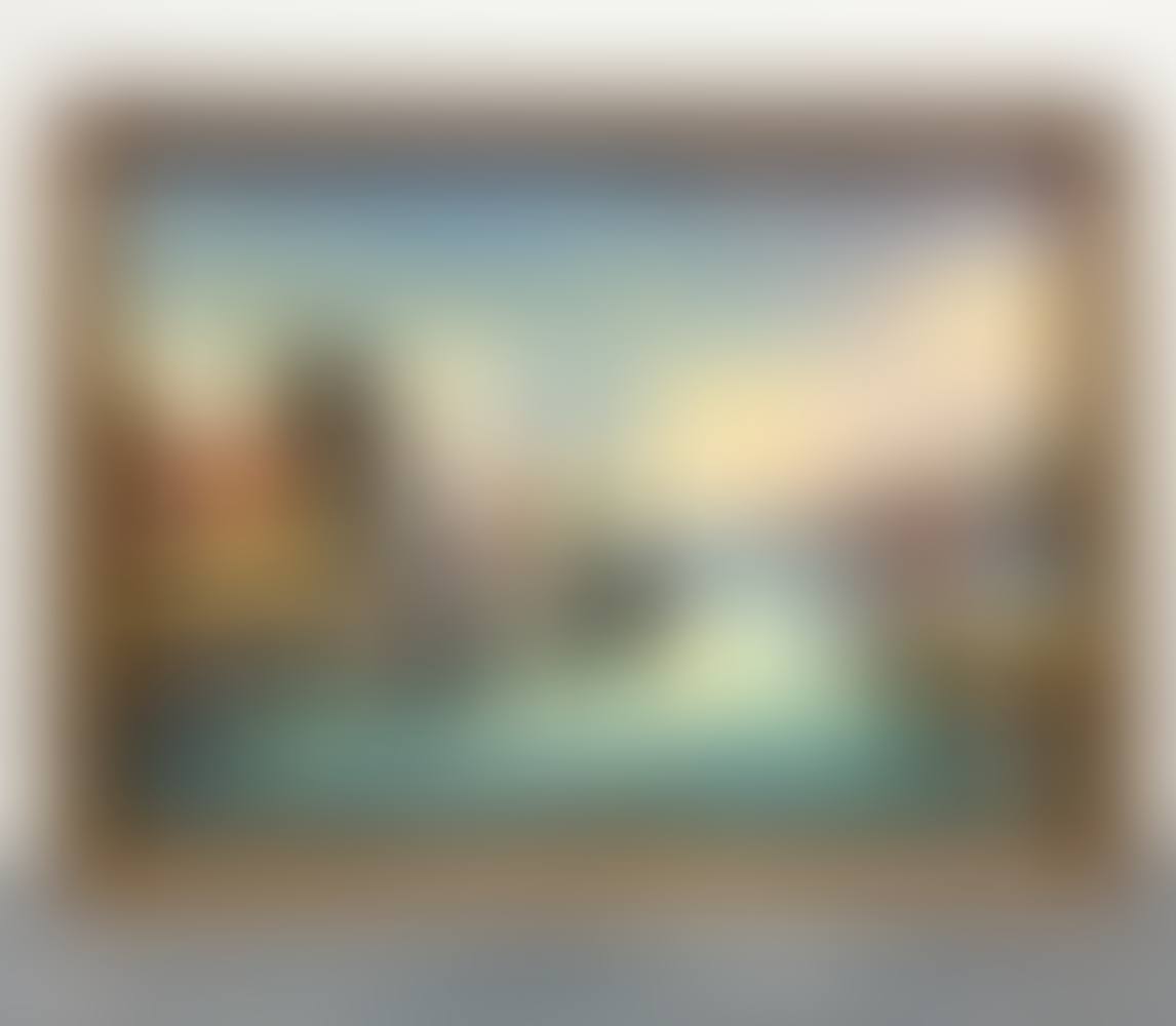 Harbor Landscape with boats (preview)