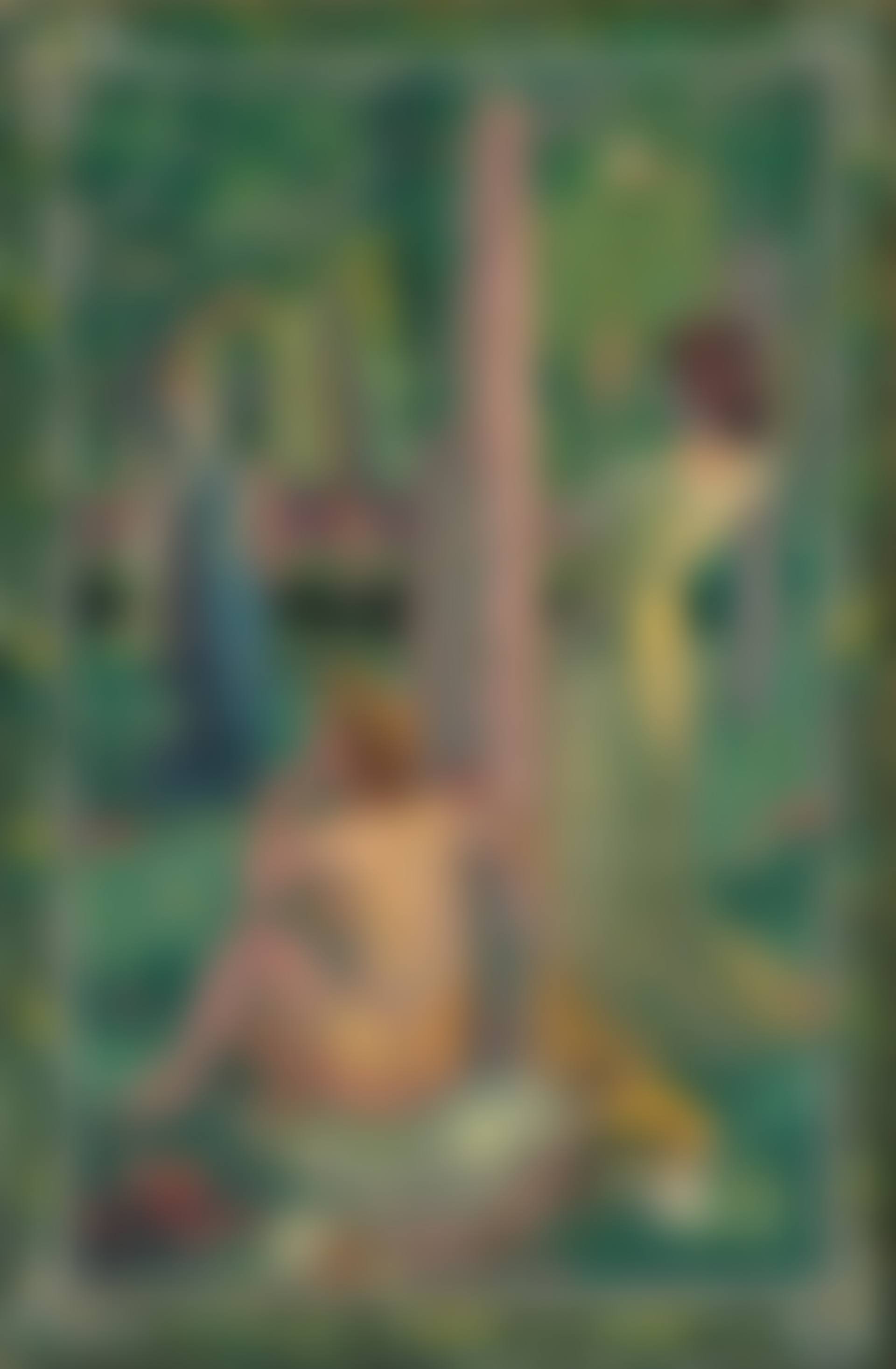Les Joueuses aux raquettes, imitation tapisserie (preview)