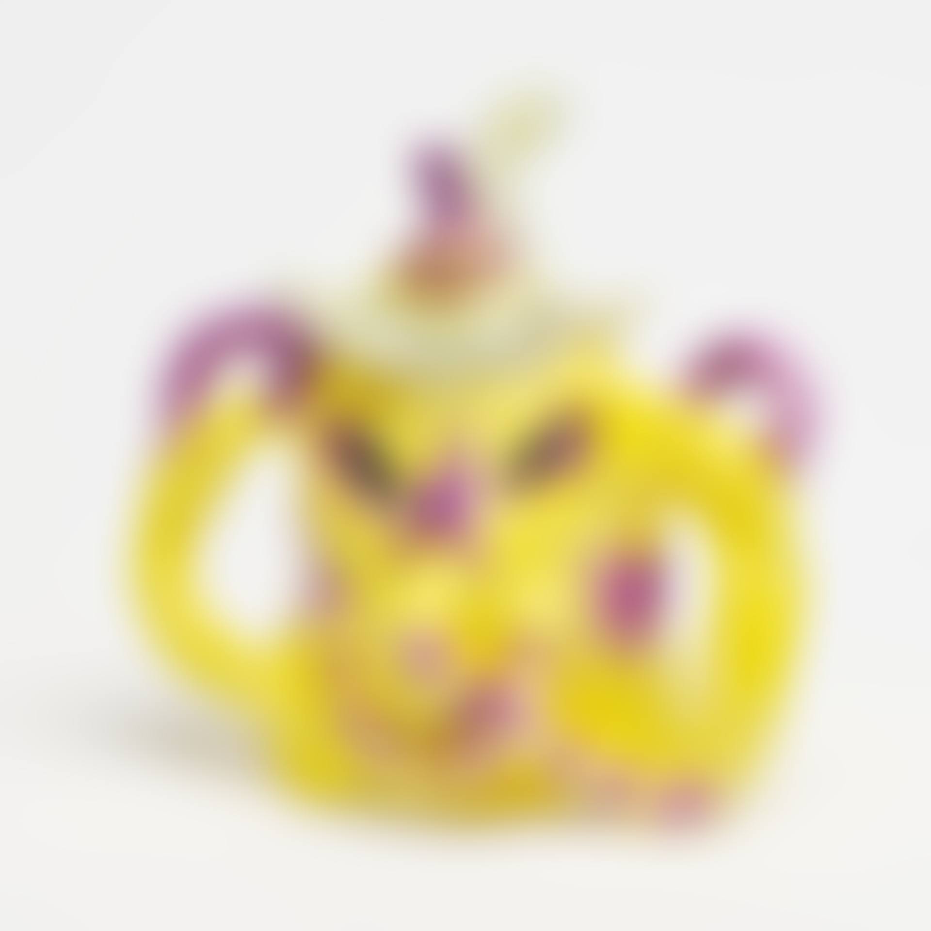"Gul & Lila Stjärnor Elefant" (Elephant with Yellow & Purple Stars) (preview)