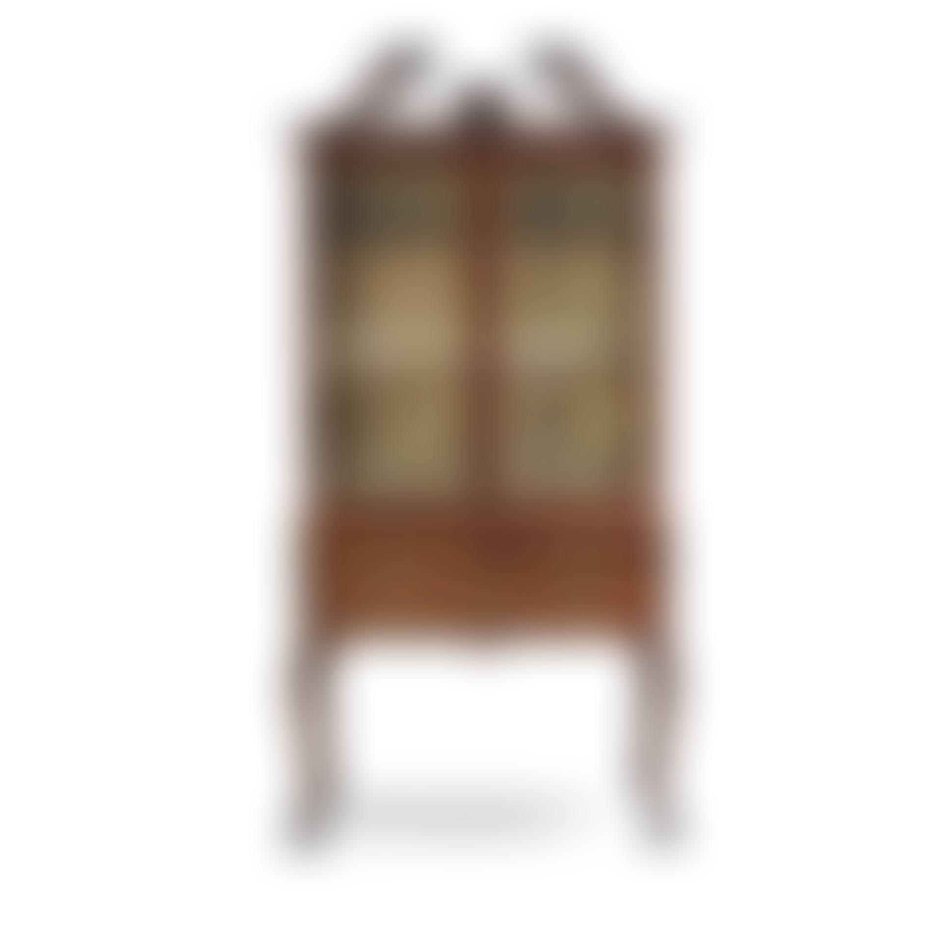 Carved Mahogany Bookcase or Display Cabinet (preview)