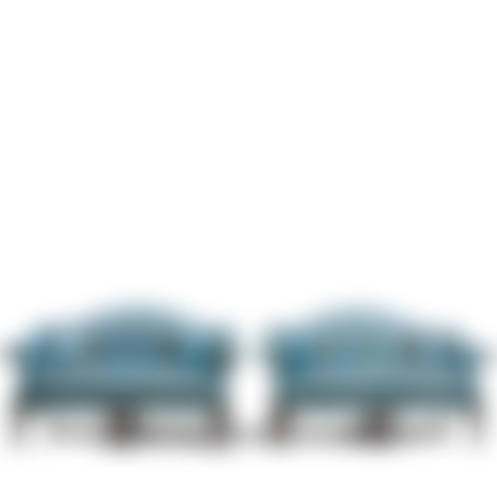 A Pair of George III Style Mahogany Framed Sofas (preview)
