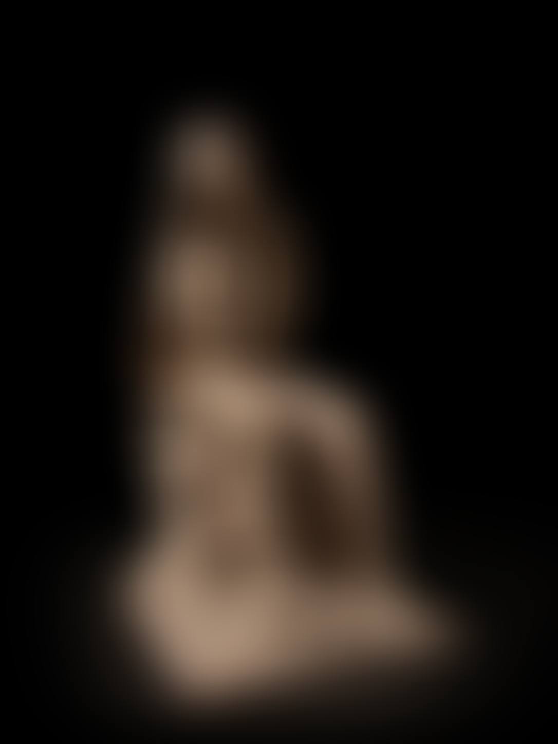 Seated veiled woman (preview)