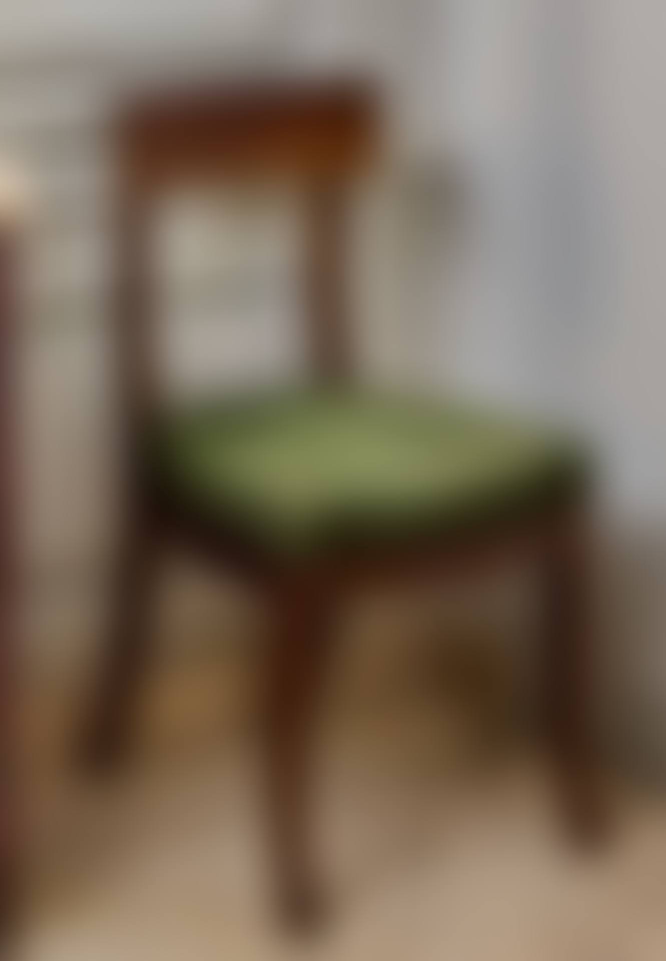Set of ten mahogany-veneered banded chairs (preview)