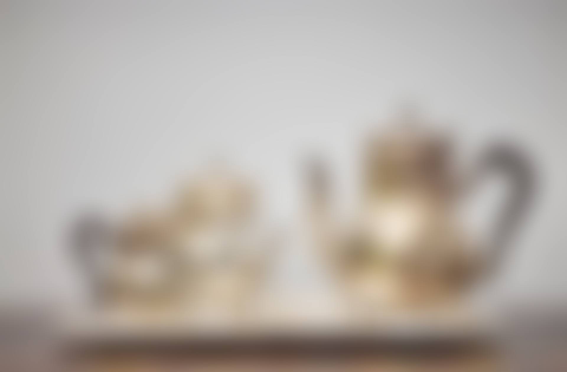 Silver tea and coffee set with Minerva hallmark (preview)
