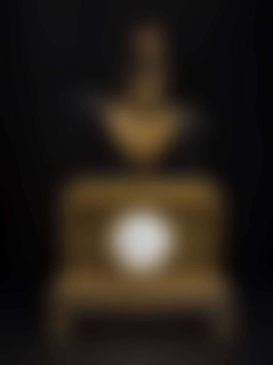 Bronze clock with a bull motif (preview)