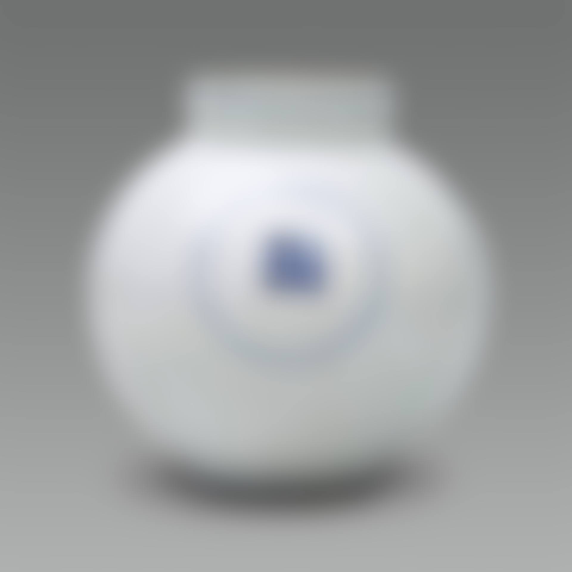 White Porcelain Bowl with ‘壽福’ in Underglaze Cobalt Blue (preview)