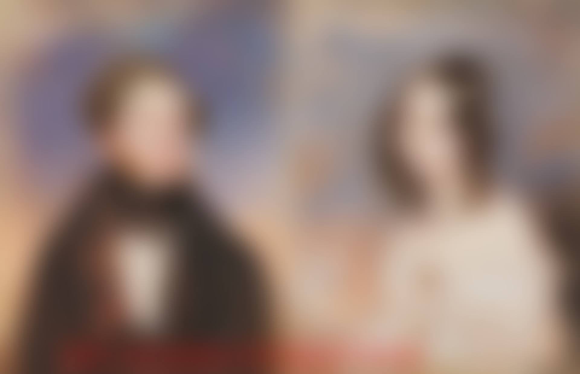 Two miniatures: Man with Red Beard / Young Woman in White (preview)