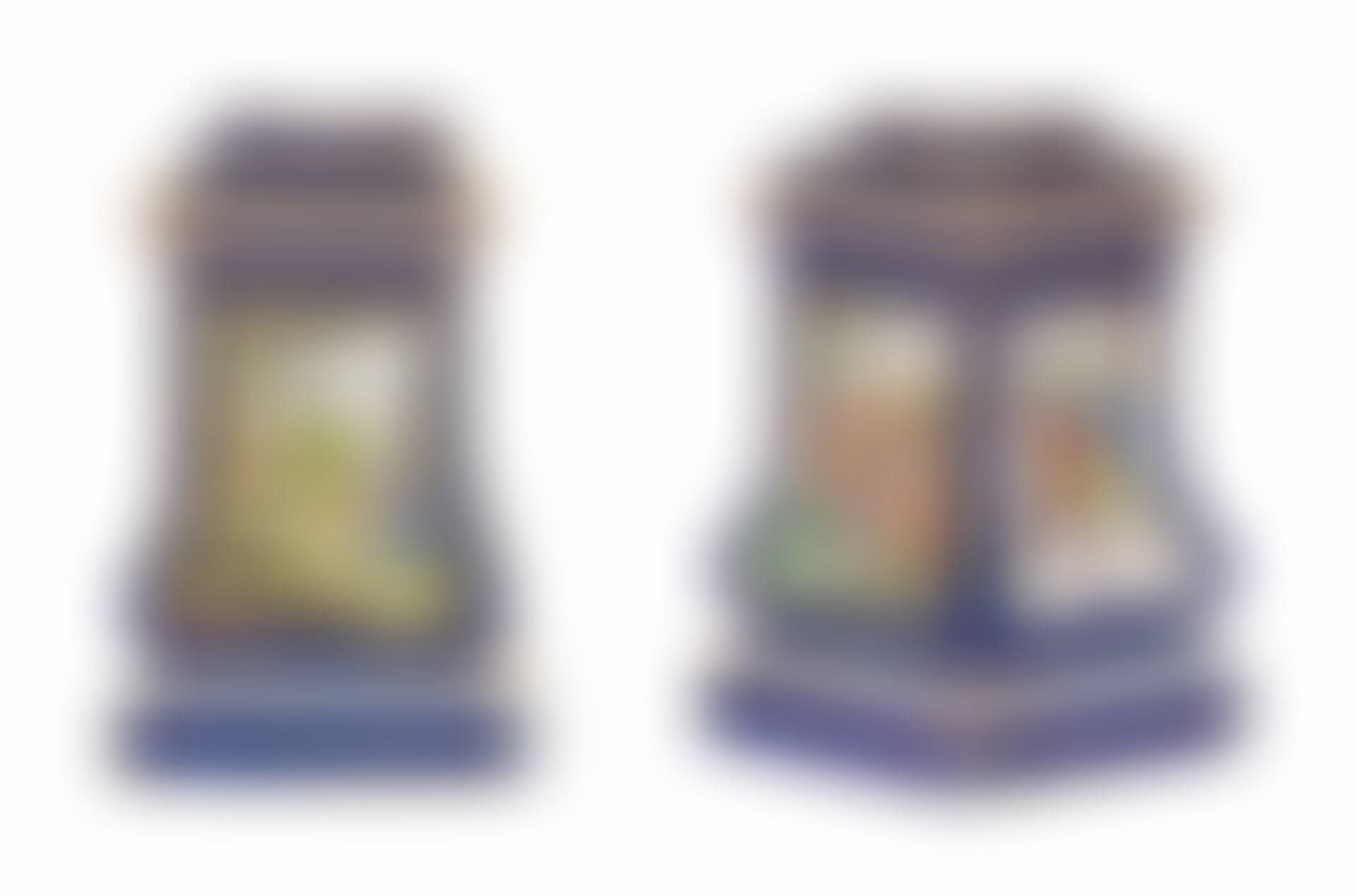 PAIRE DE VASES A OIGNON A DECOR CHINOISANT PAR CHARLES-NICOLAS DODIN EN PORCELAINE DE SEVRES DU XVIIIe SIECLE  (preview)