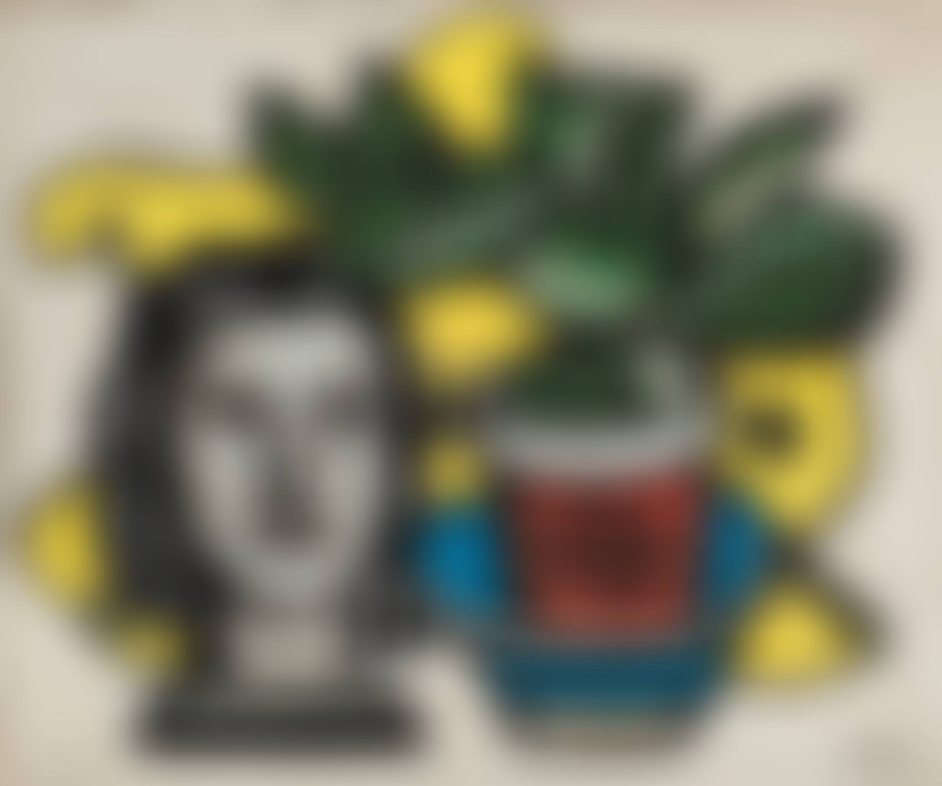 La statuette et le vase rouge (preview)